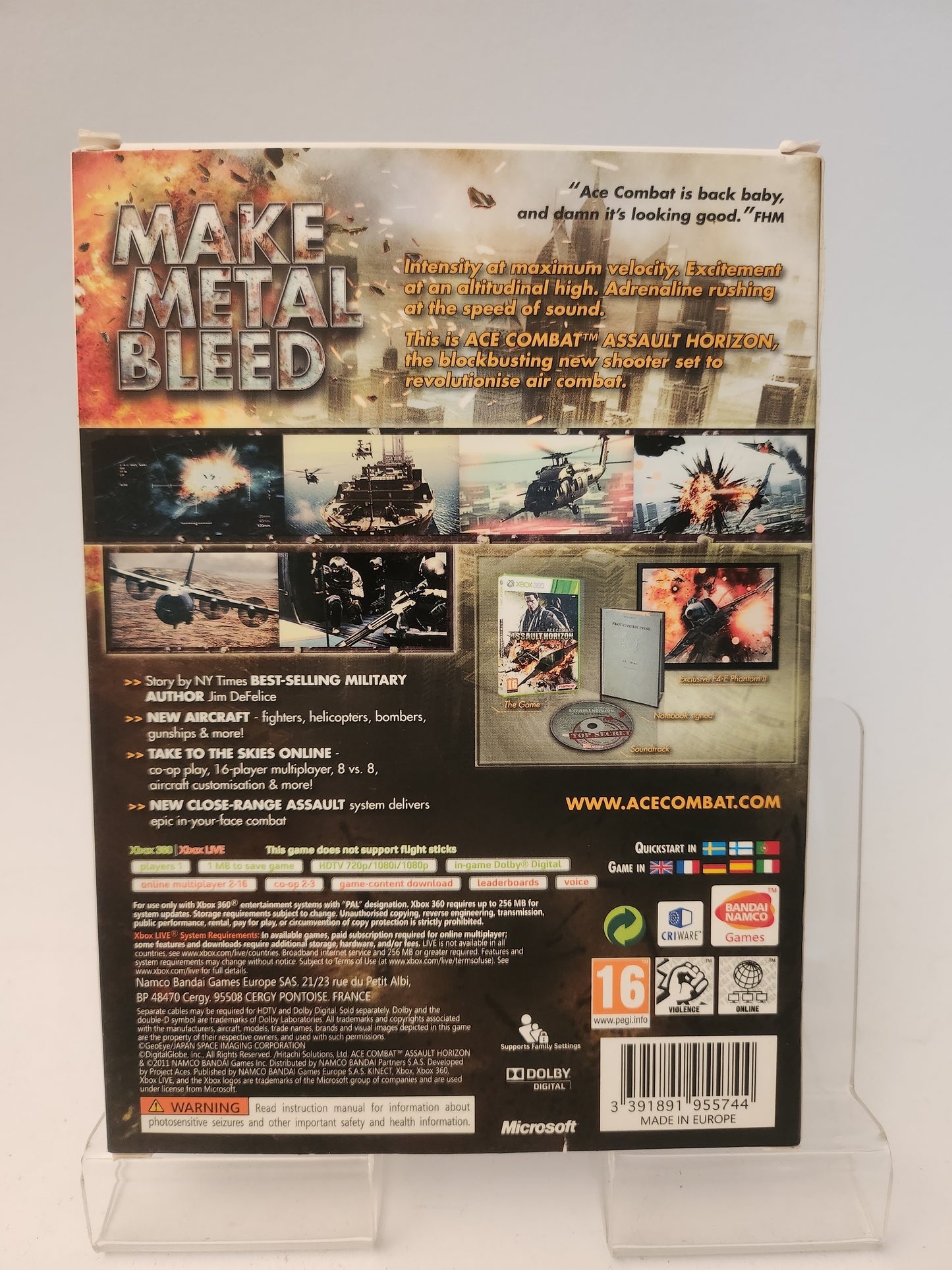 Ace Combat Assault Horizon Limited Edition Xbox 360