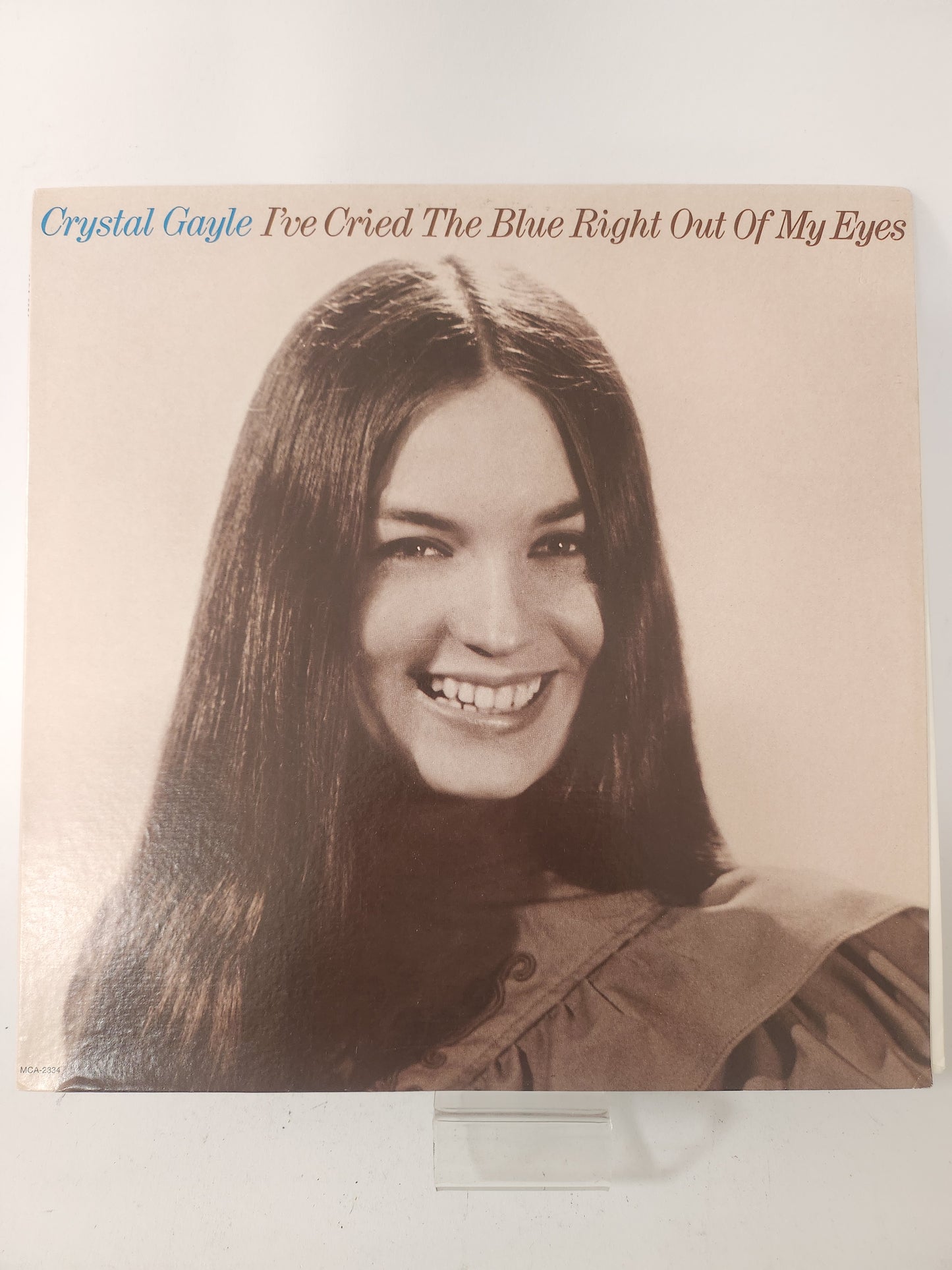 I've Cried the Blue right out of My Eyes: Crystal Gayle LP Vinyl
