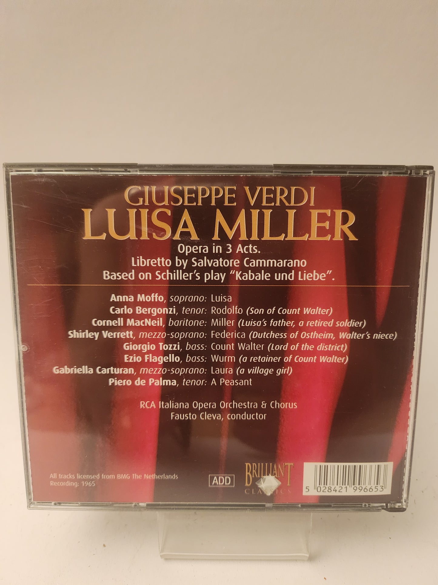 Giuseppe Verdi: Luisa Miller CD