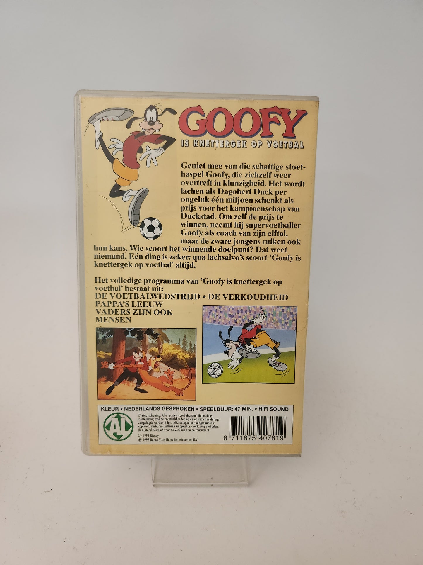 Goofy is Knettergek op Voetbal VHS Kids