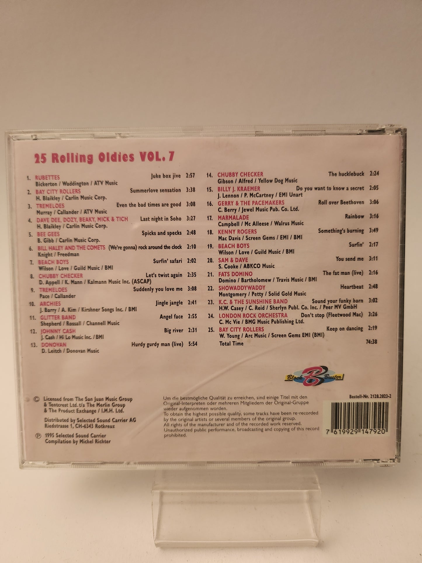 25 Rolling Oldies Volume 7 CD