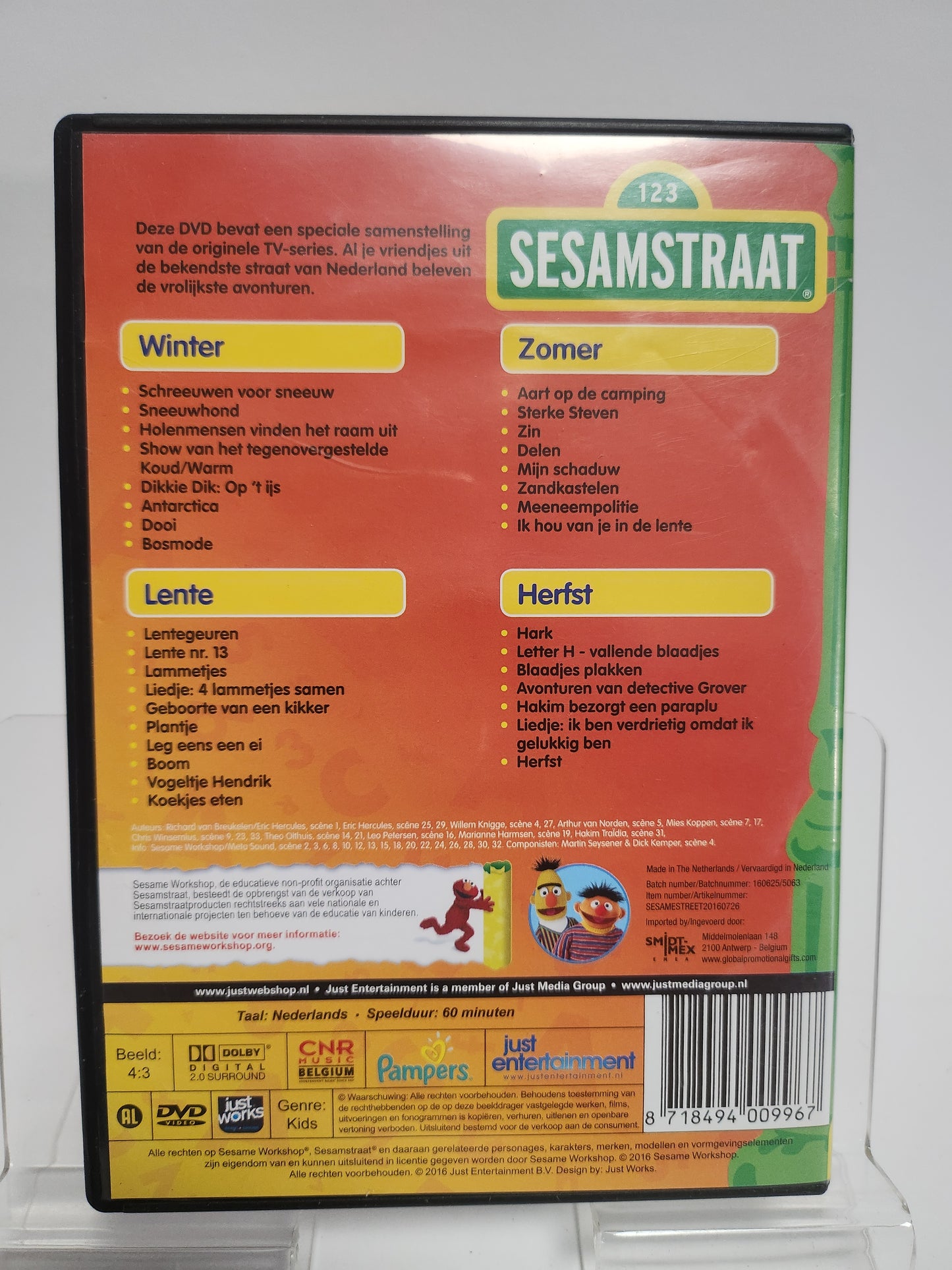 Sesamstraat Seizoenen Dvd Kids