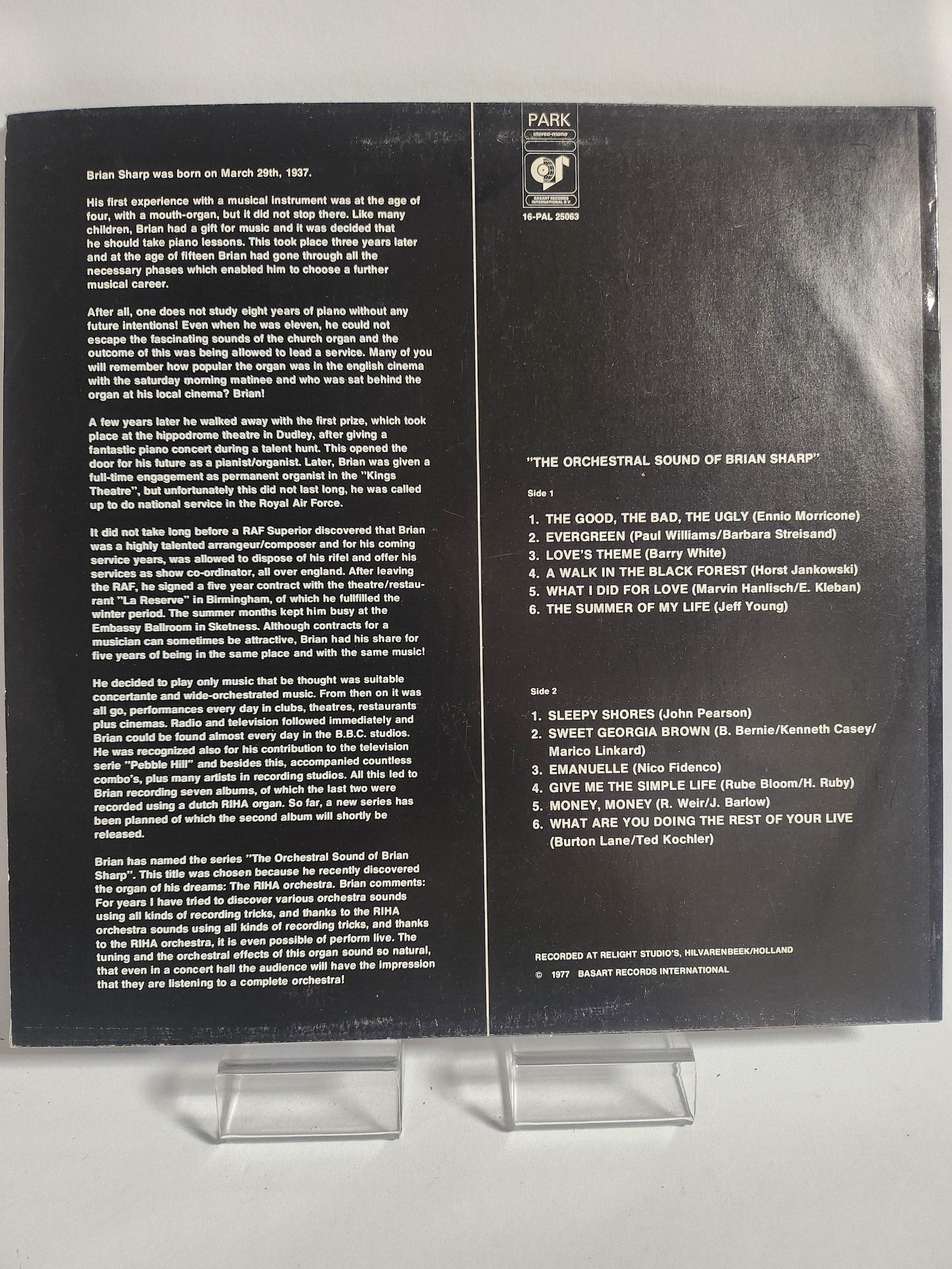Orchestral Sound of Brian Sharp LP Vinyl - Feniks Gameshop