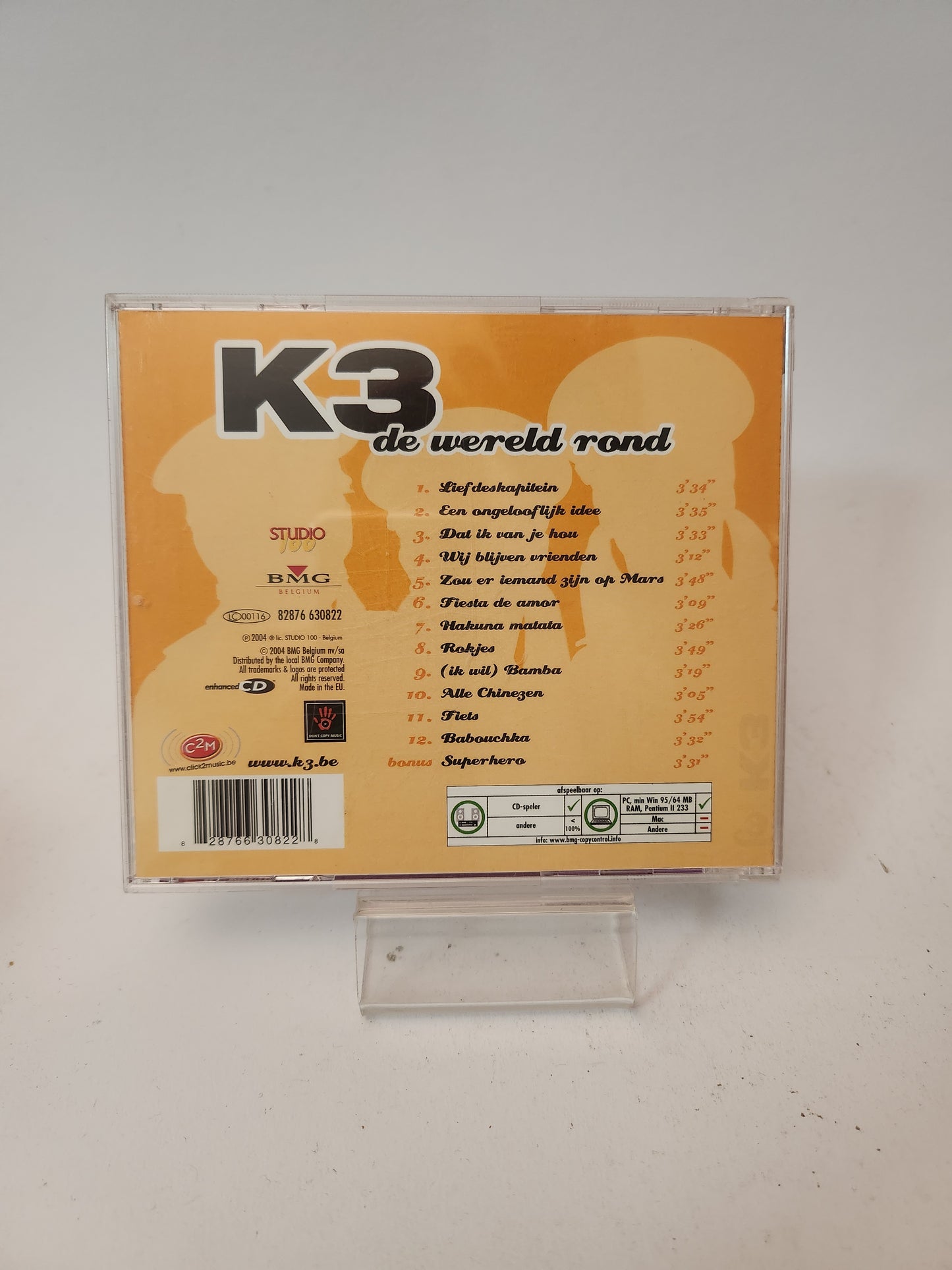 K3: de Wereld Rond CD