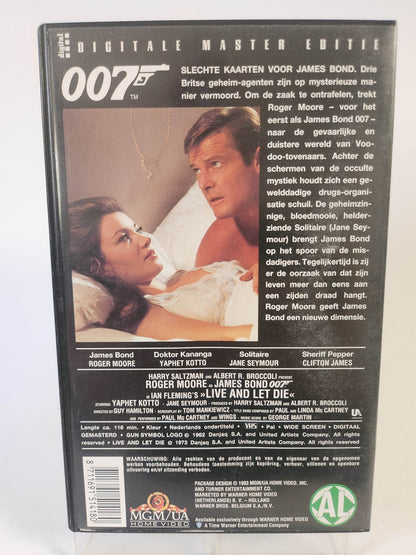 007 James Bond: Live and Let Die VHS - Feniks Gameshop