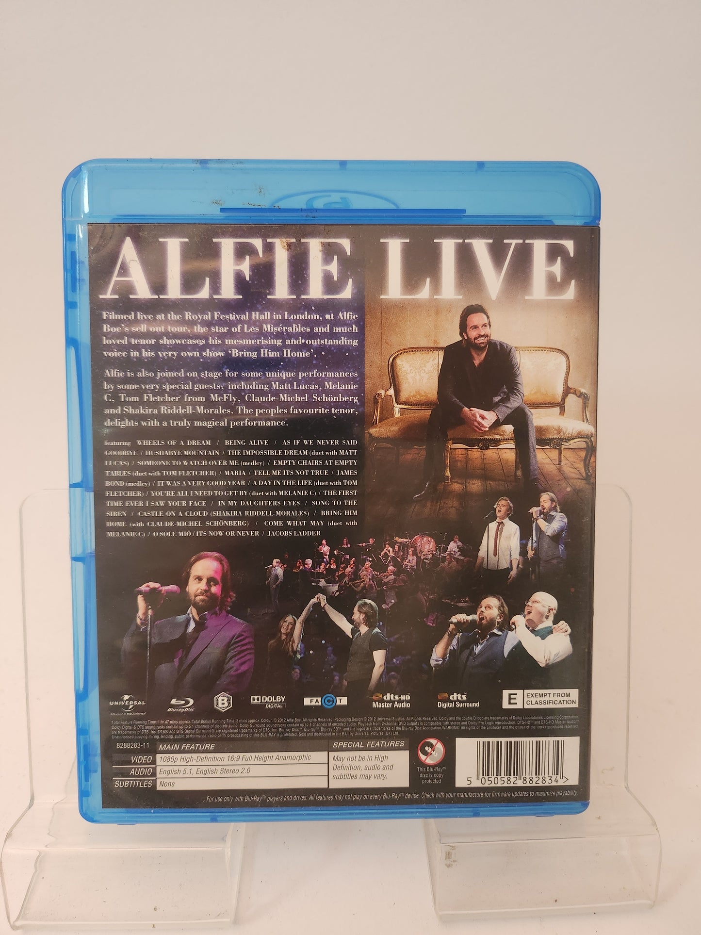 Alfie Live (Blu-Ray & DVD)