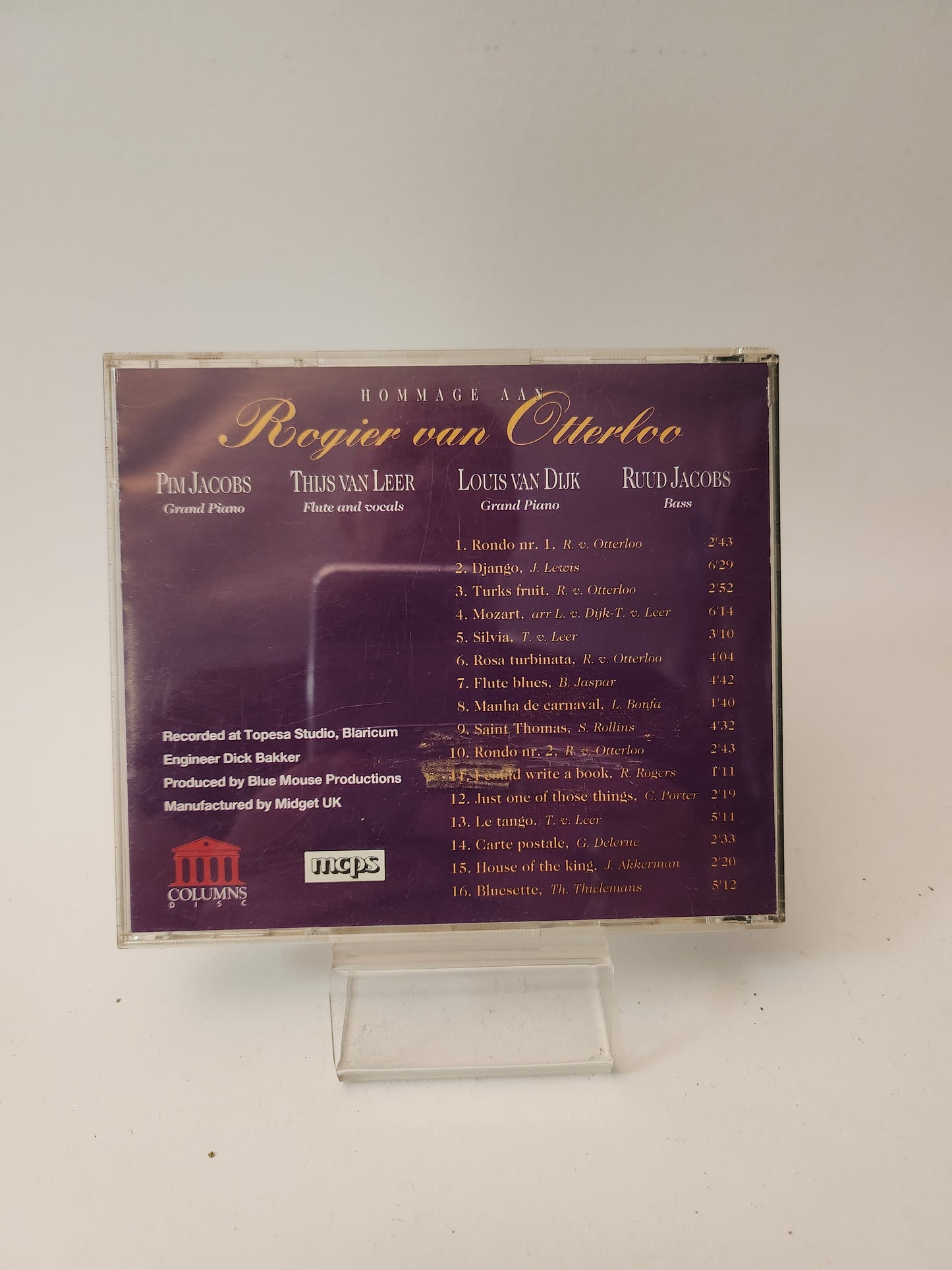 Hommage aan Rogier van Otterloo CD