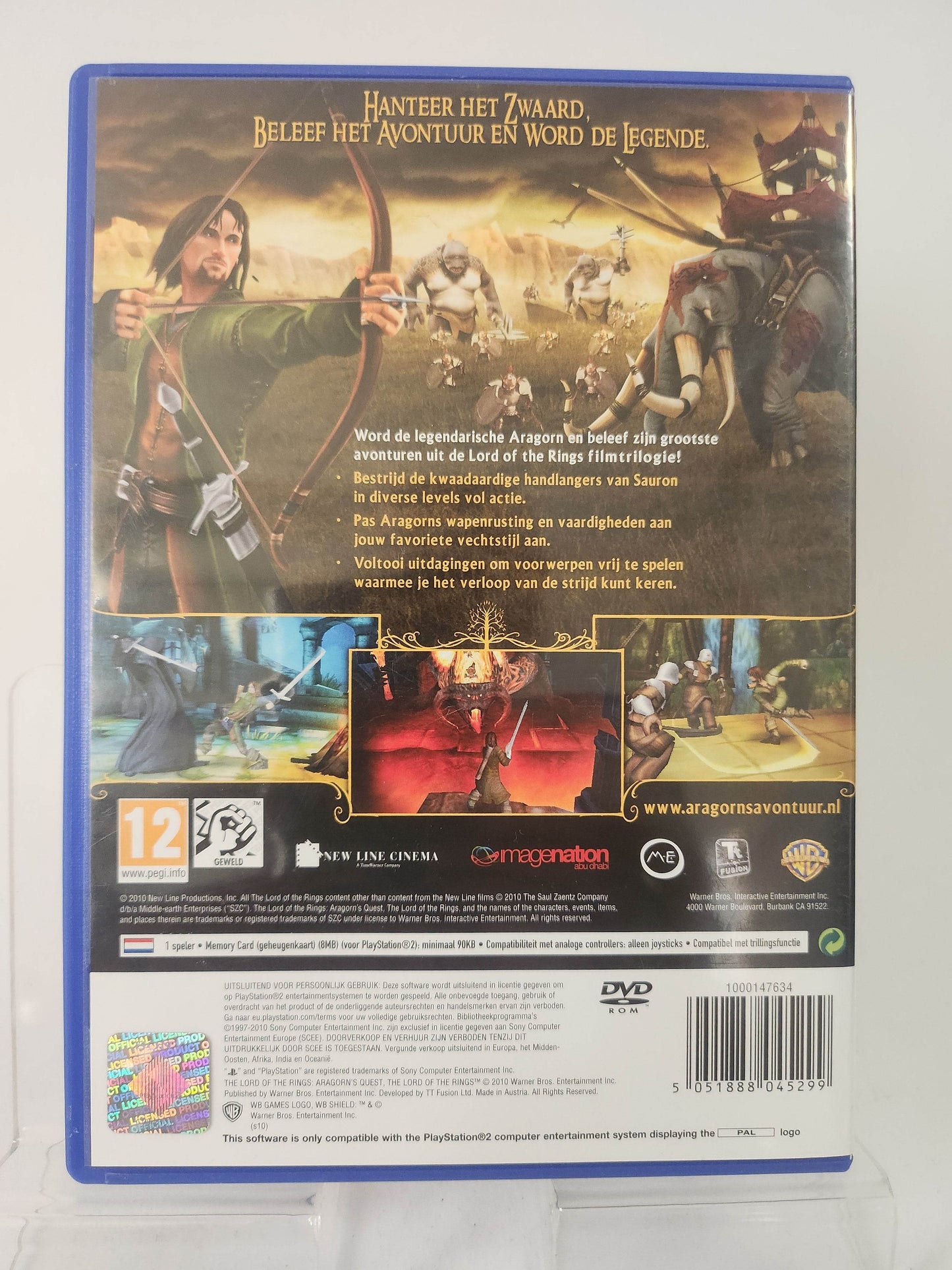 Lord of the Rings In de Ban van de Ring Aragorns Avontuur Playstation 2 - Feniks Gameshop