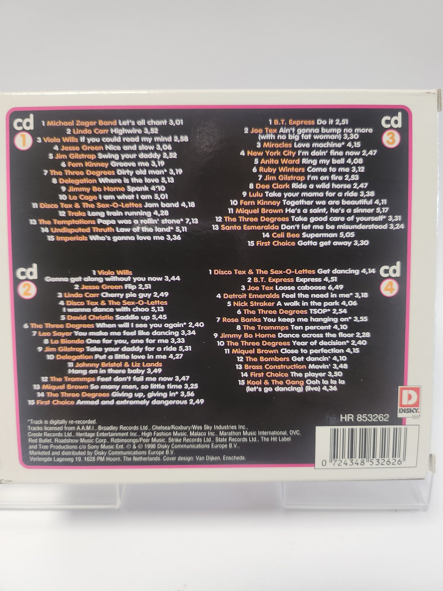 Disco Classics 4 Box CD