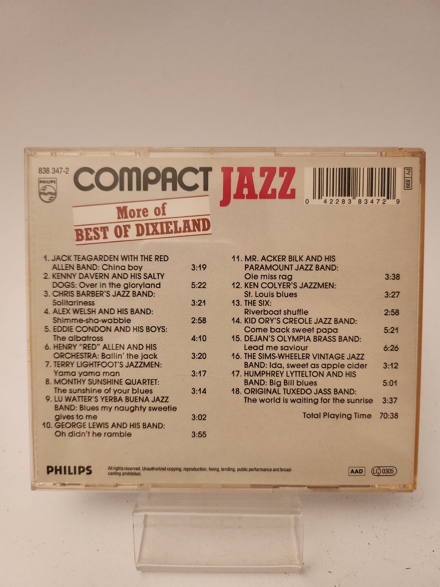 Compact Jazz: Most of Best of Dixieland CD