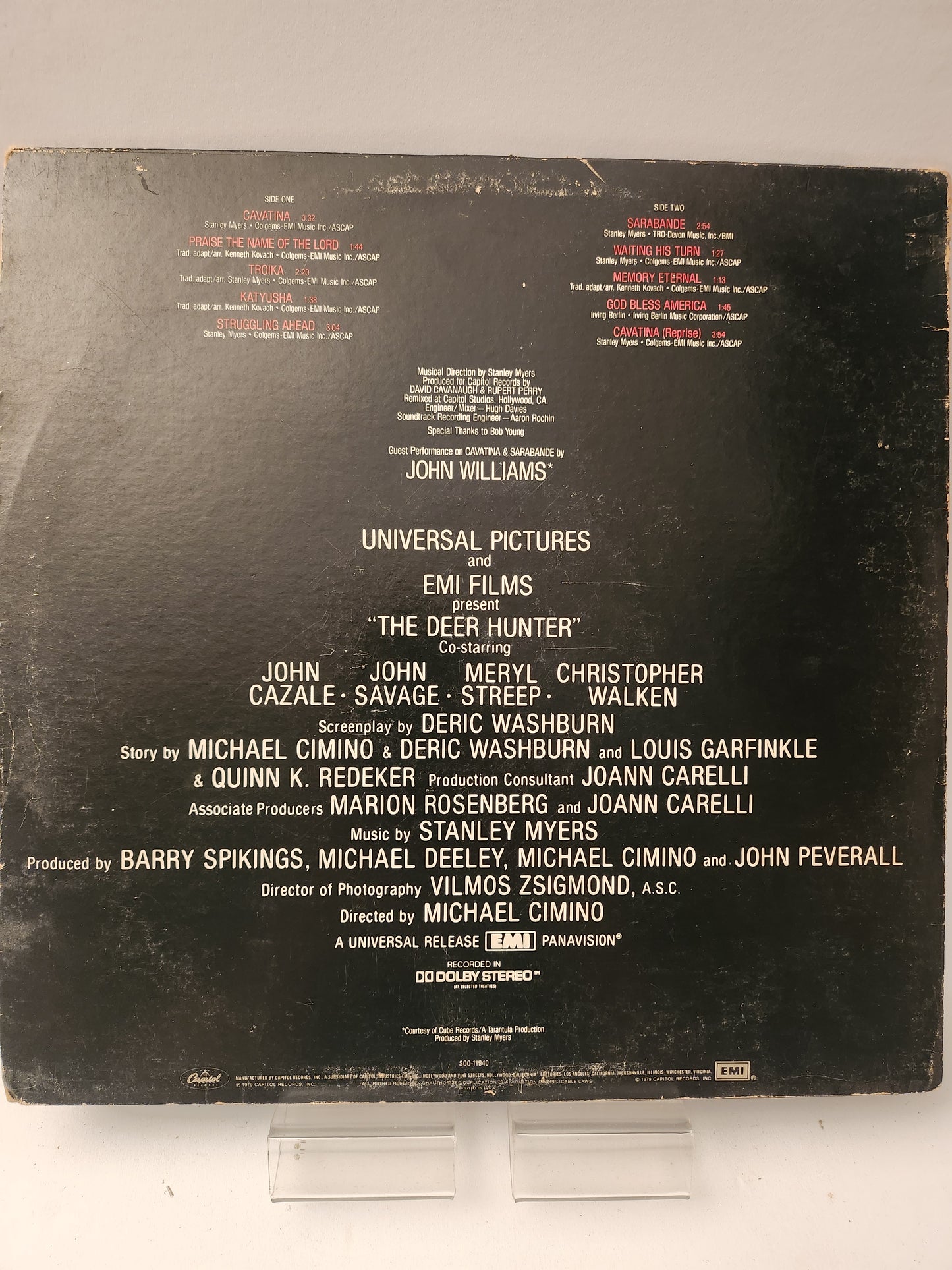 Deer Hunter: Robert de Niro LP Vinyl