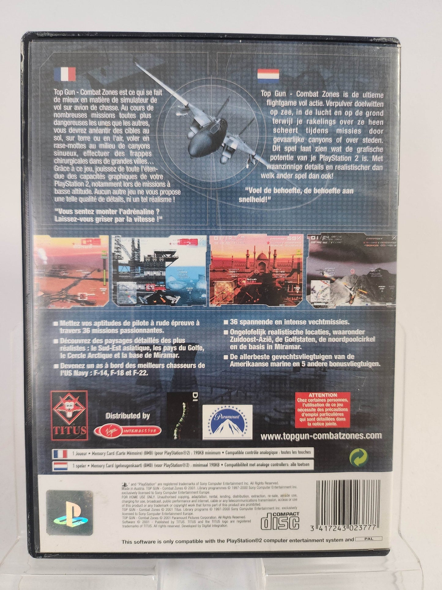 Top Gun Combat Zones Playstation 2 - Feniks Gameshop