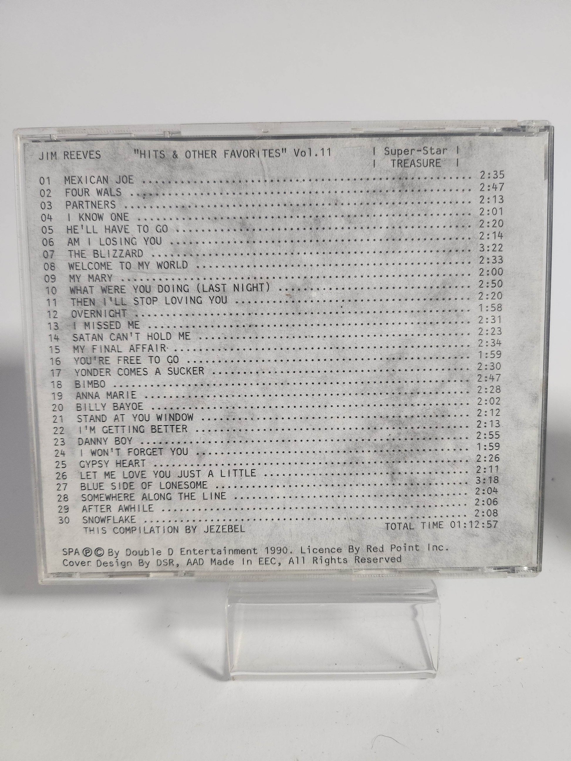 Jim Reeves: Hits and Other Favorites CD - Feniks Gameshop