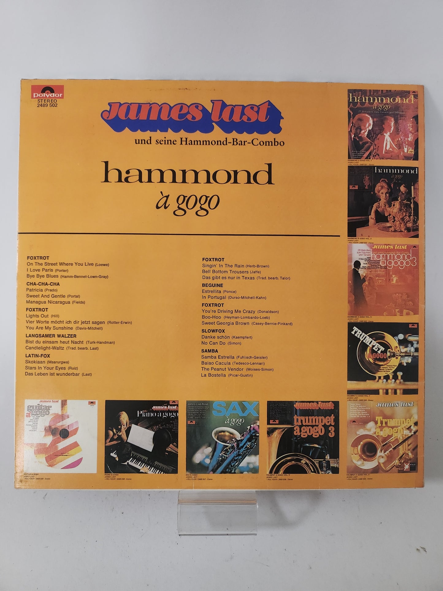 Hammond a Gogo Vol. II: James Last LP Vinyl