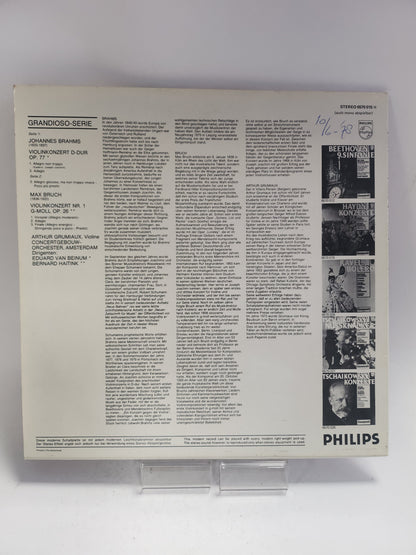 Brahms Bruch Violinkonzerte LP Vinyl