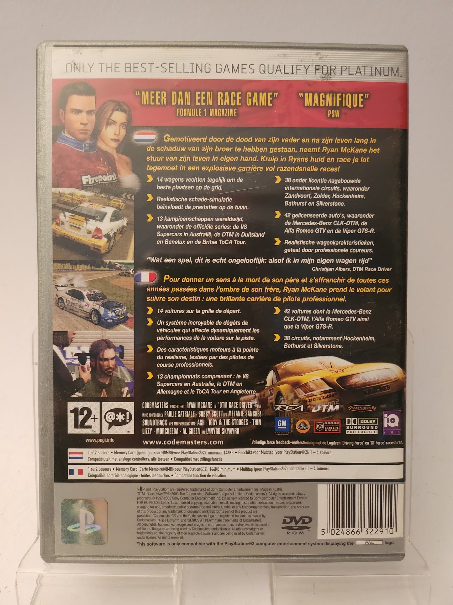 DTM Race Driver Platinum Playstation 2