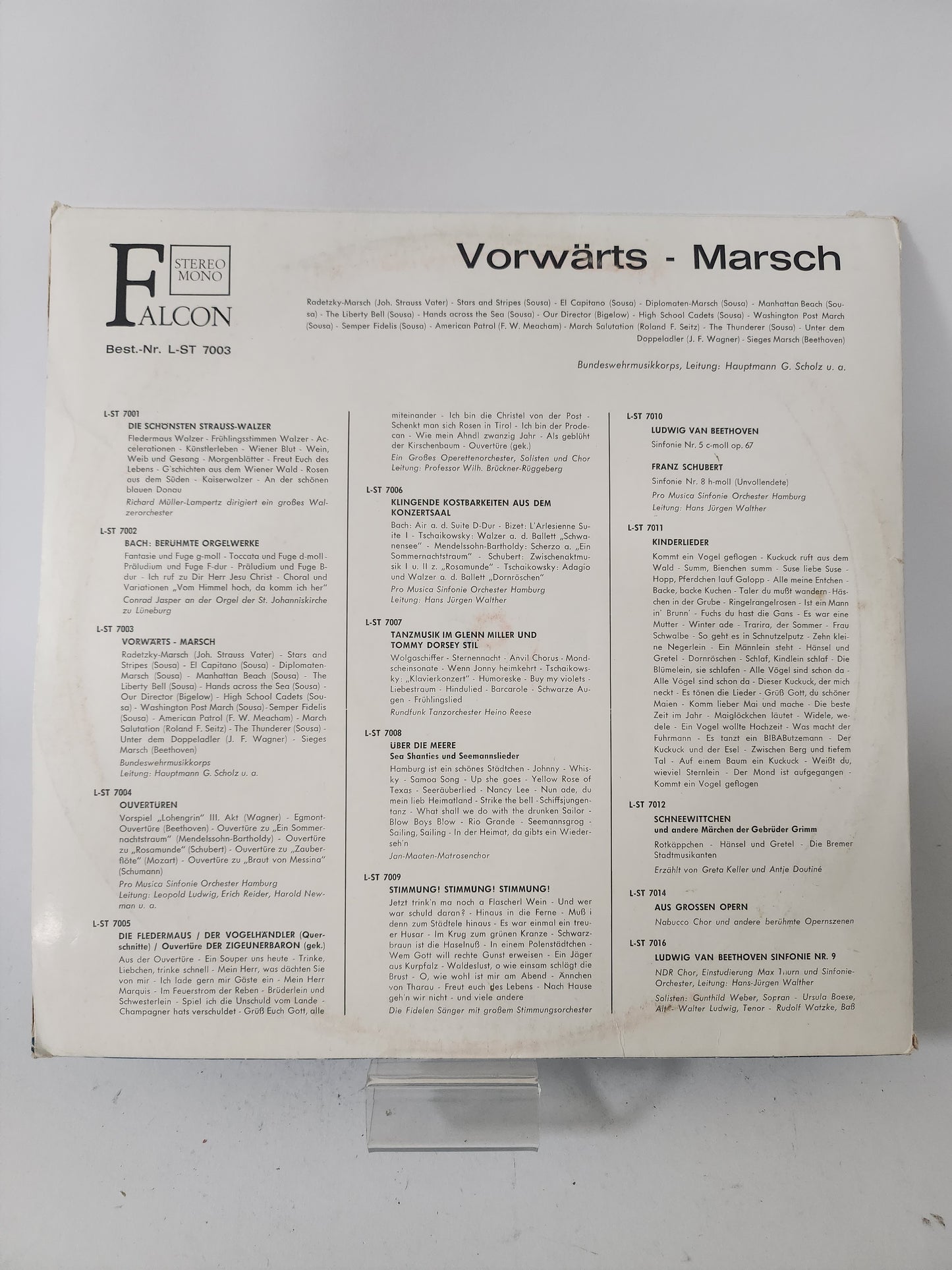 Vorwärts Marsch LP Vinyl