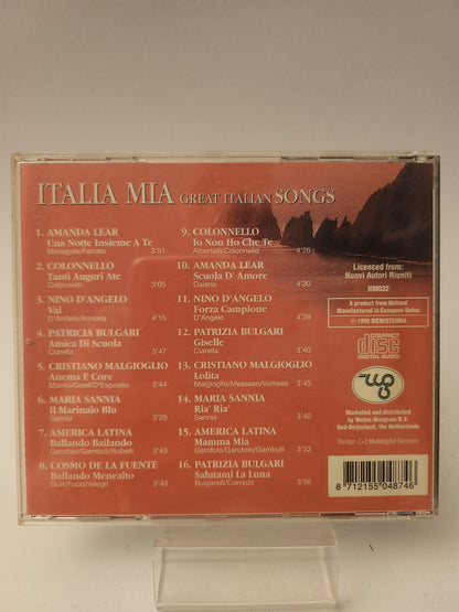 Italia Mia: Great Italian Songs CD