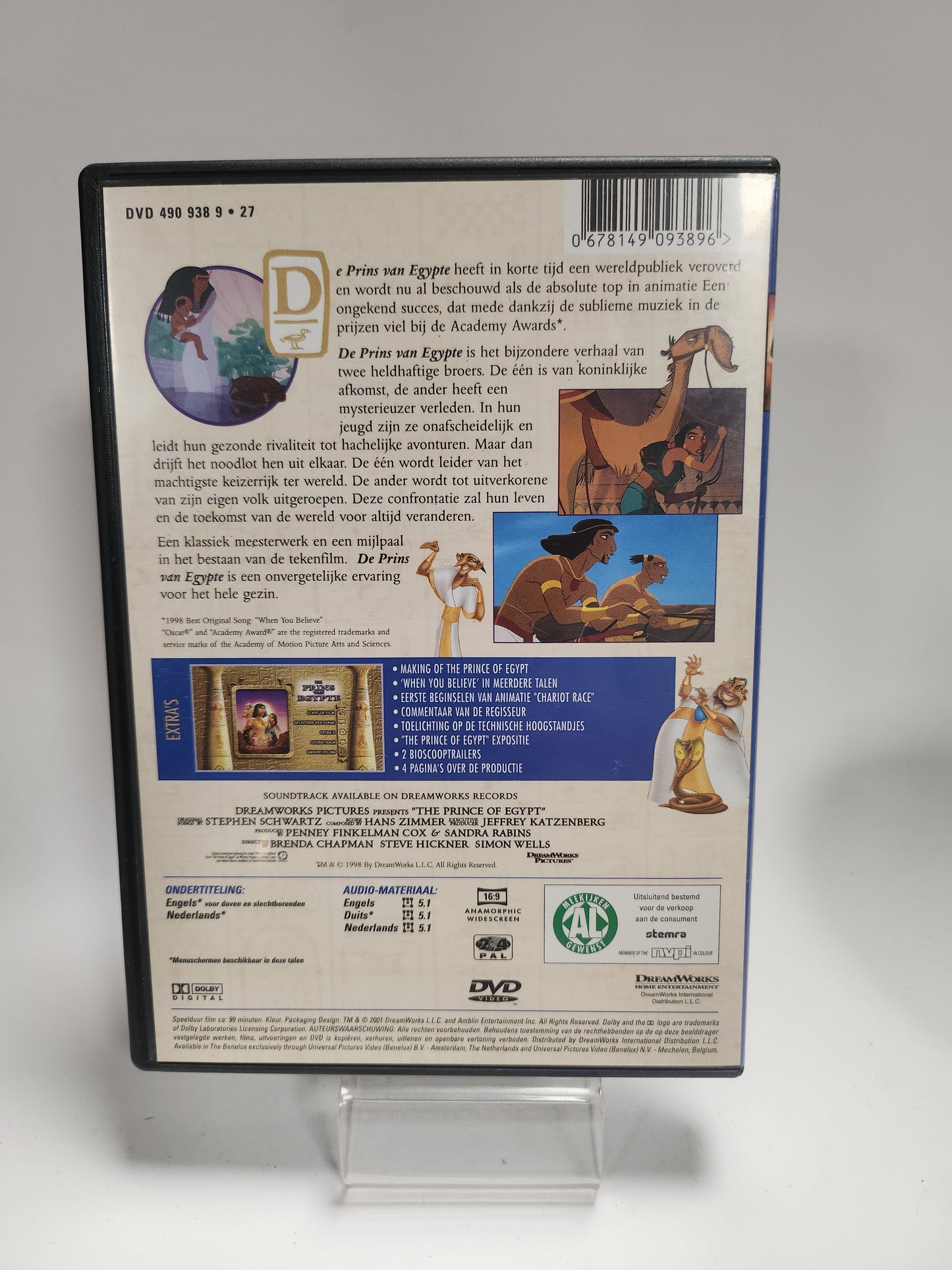 Prince van Egypte Dvd Kids