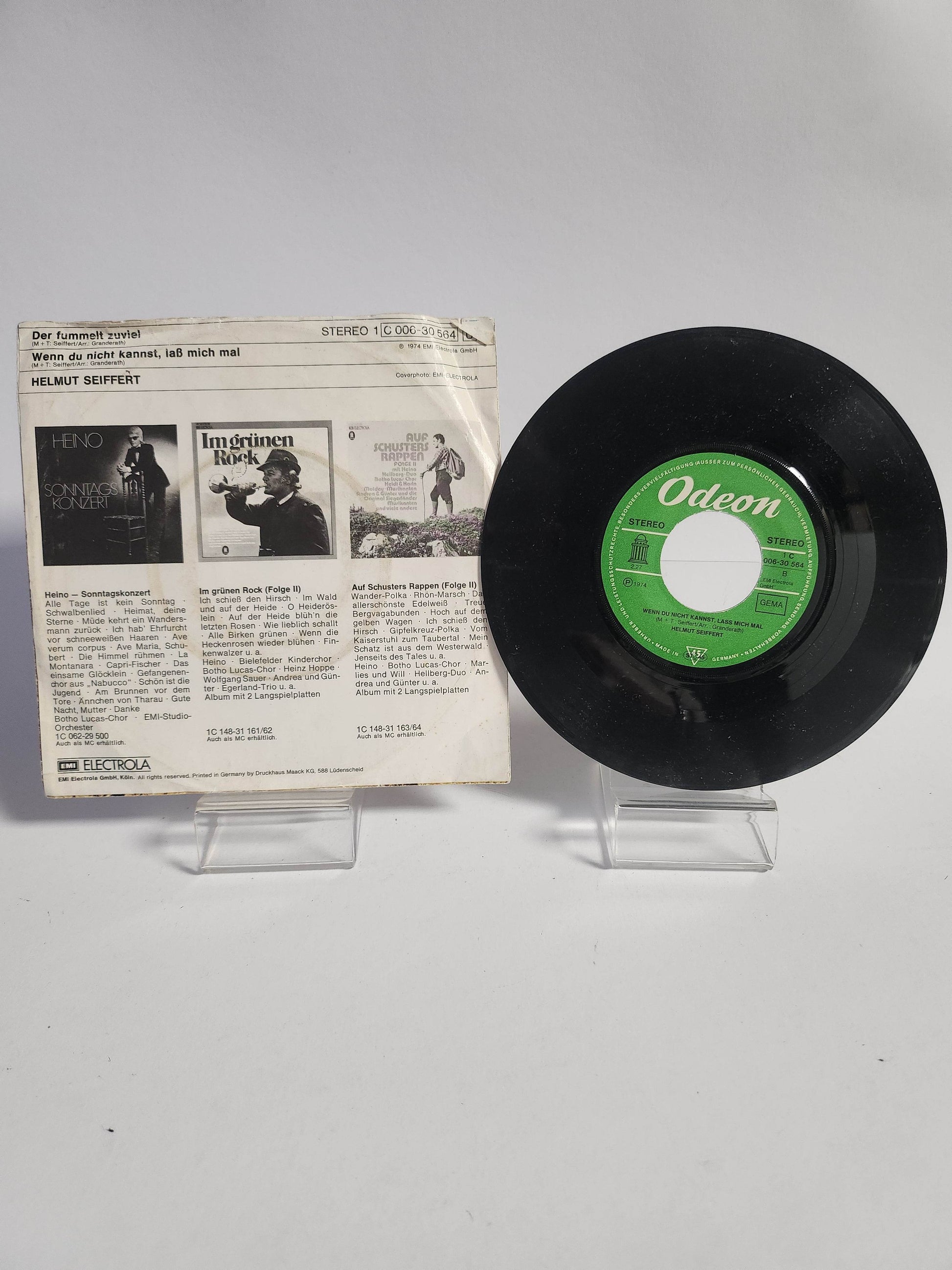 Helmut Seiffert: Der Fummelt Zuviel Single Vinyl - Feniks Gameshop
