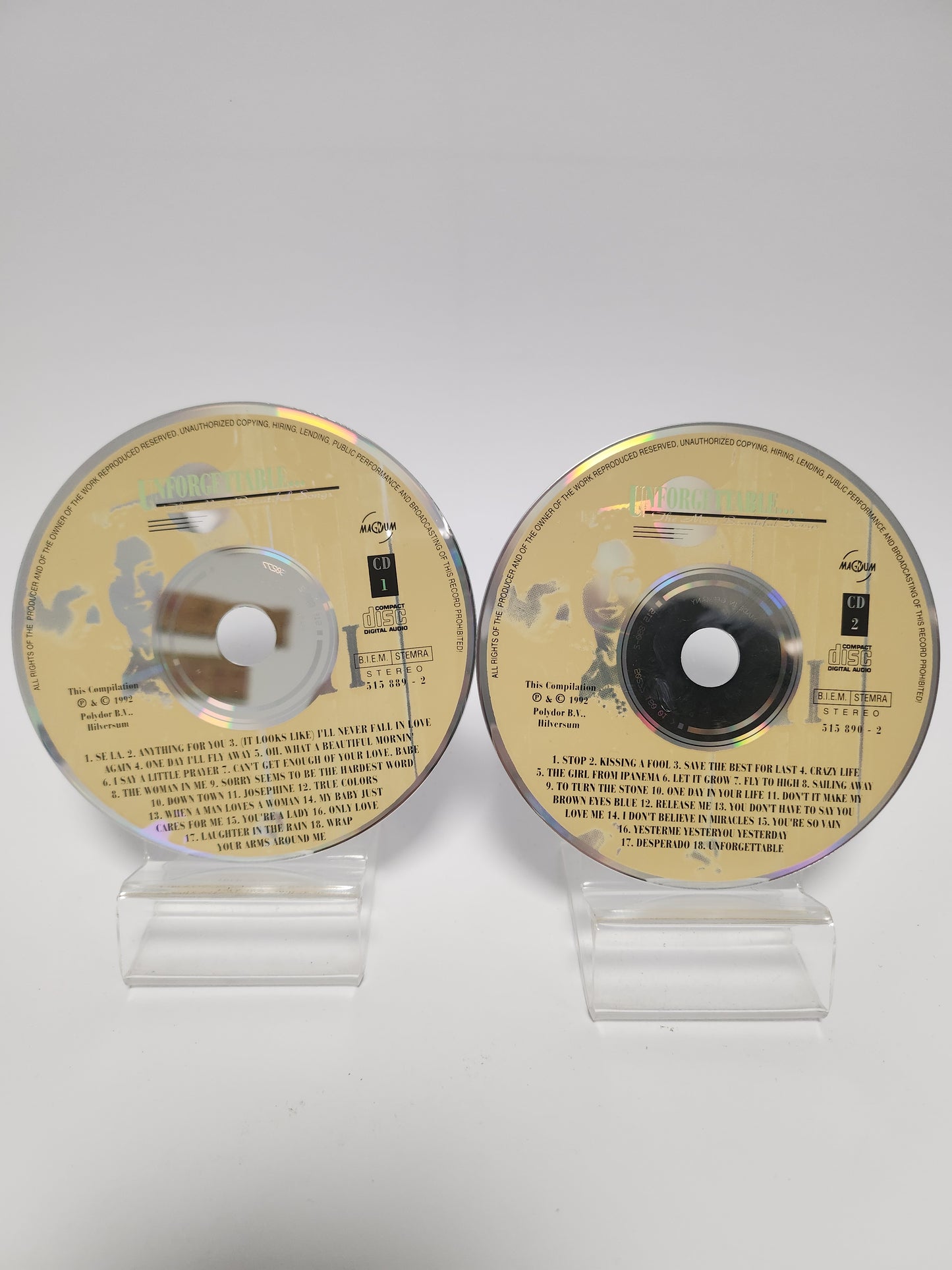 Unforgetable: the Most Beautiful Songs CD