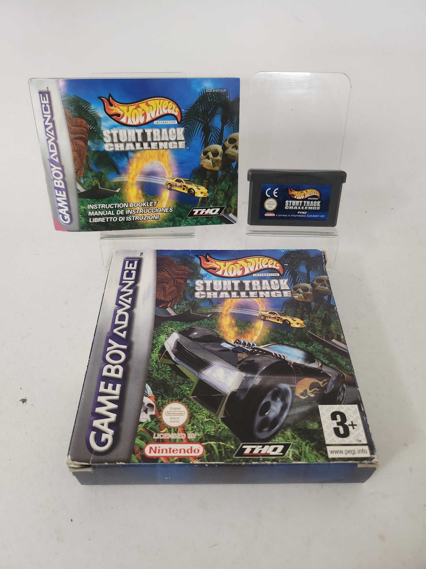 Hot Wheels Stunt Track Challenge Boxed Game Boy Advance