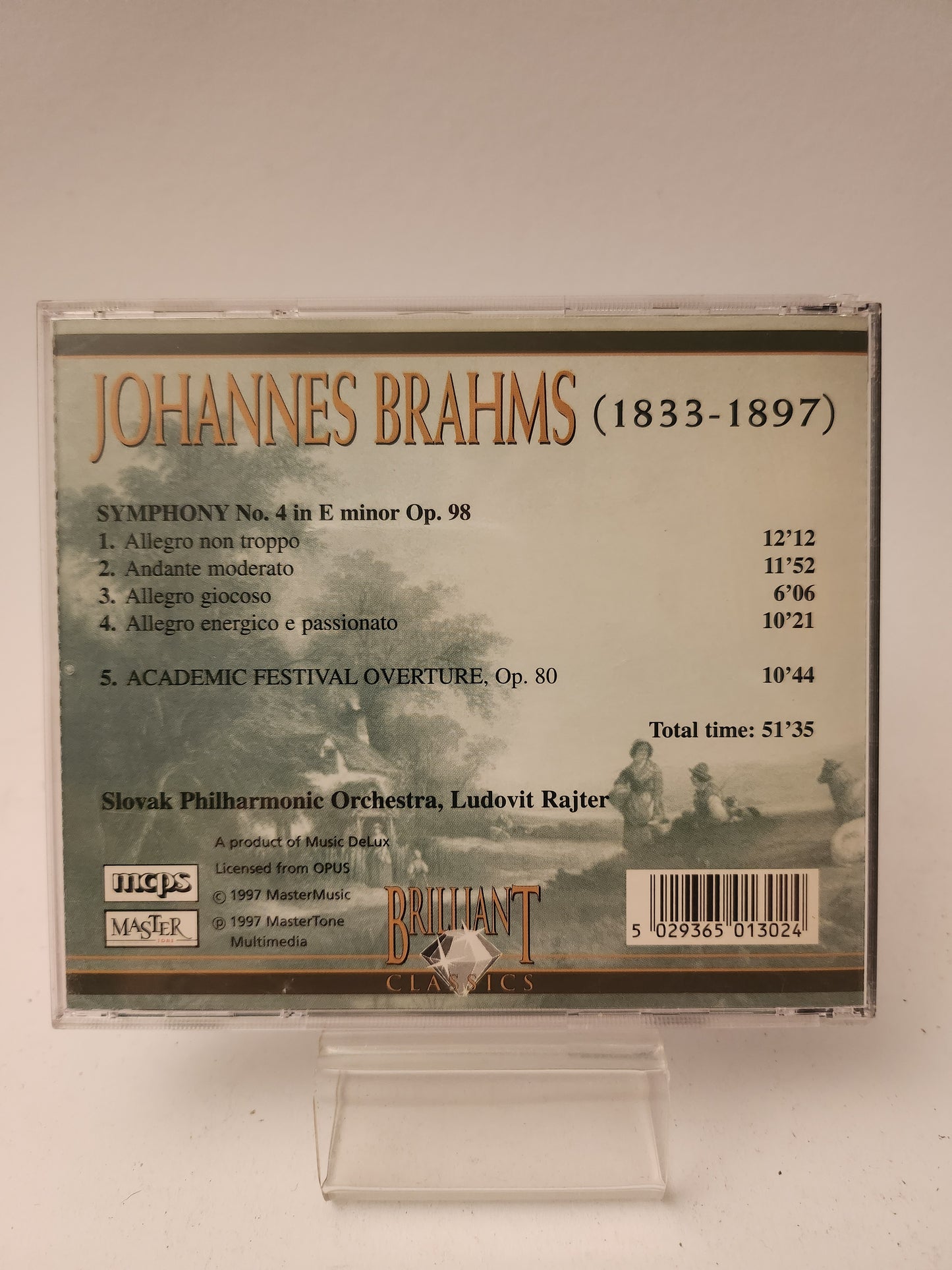 Brahms Symphony No 4 CD