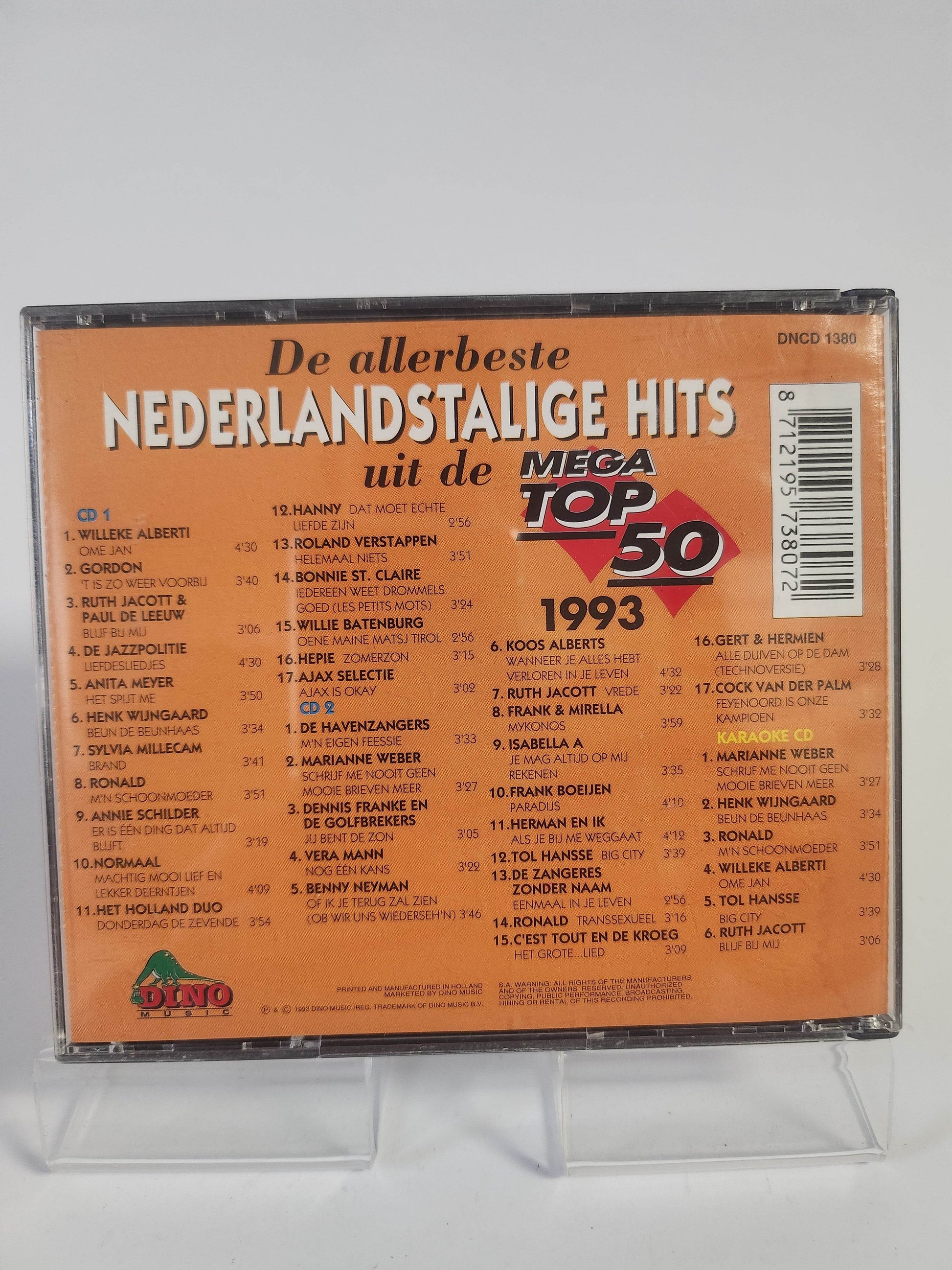 Allerbeste Nederlandstalige Hits Mega Top 50 1993 CD - Feniks Gameshop