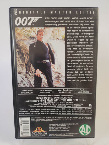 007 James Bond: the Man with the Golden Gun VHS - Feniks Gameshop