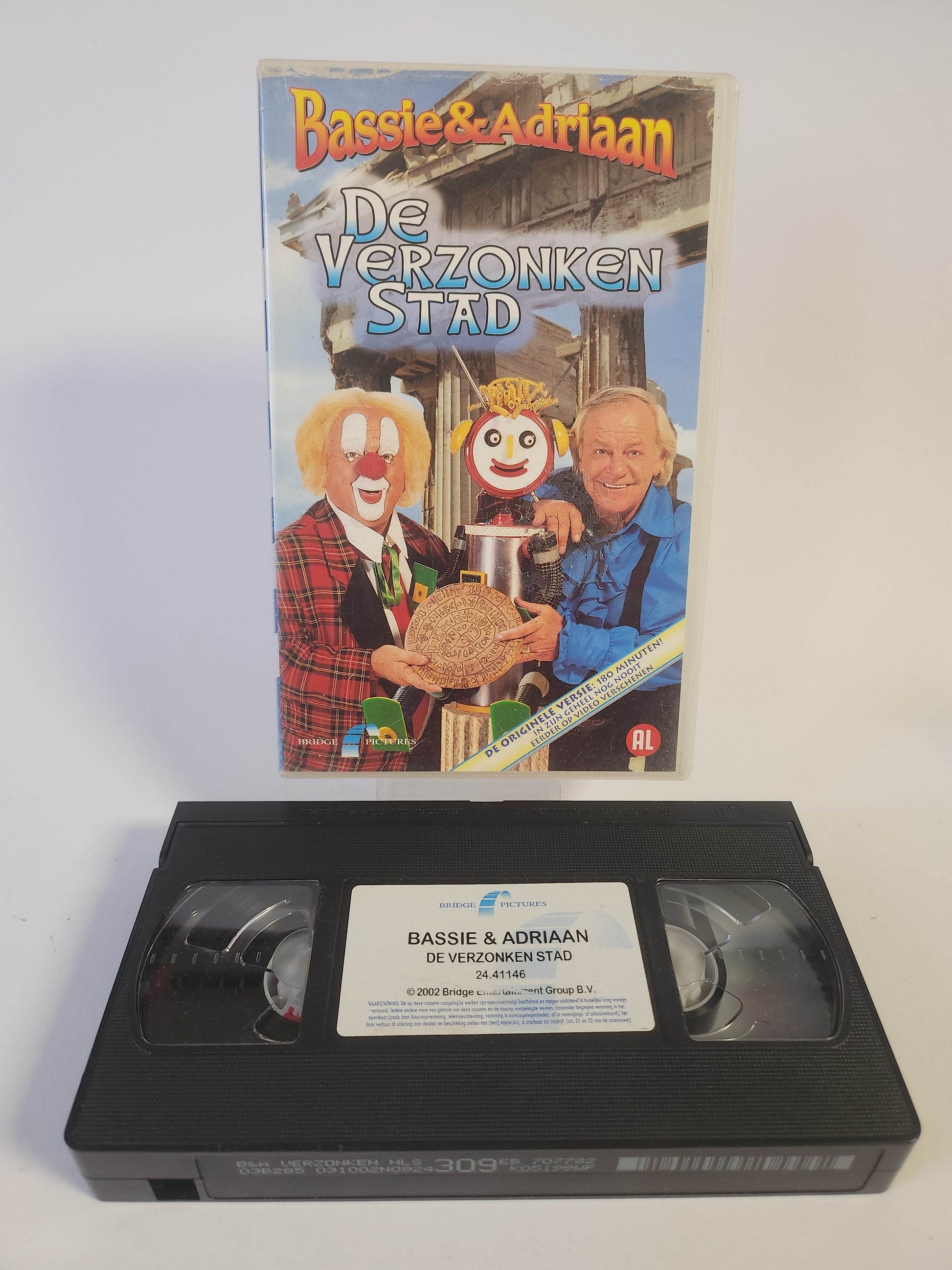 Bassie & Adriaan de Verzonken Stad VHS - Feniks Gameshop