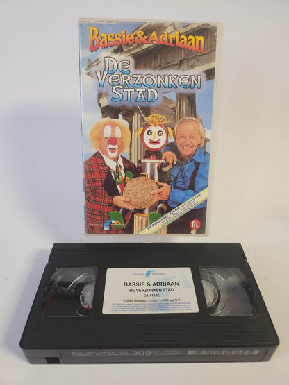 Bassie & Adriaan de Verzonken Stad VHS - Feniks Gameshop