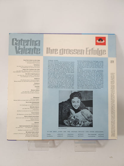 Ihre Grossen Erfolge: Caterina Valente LP Vinyl