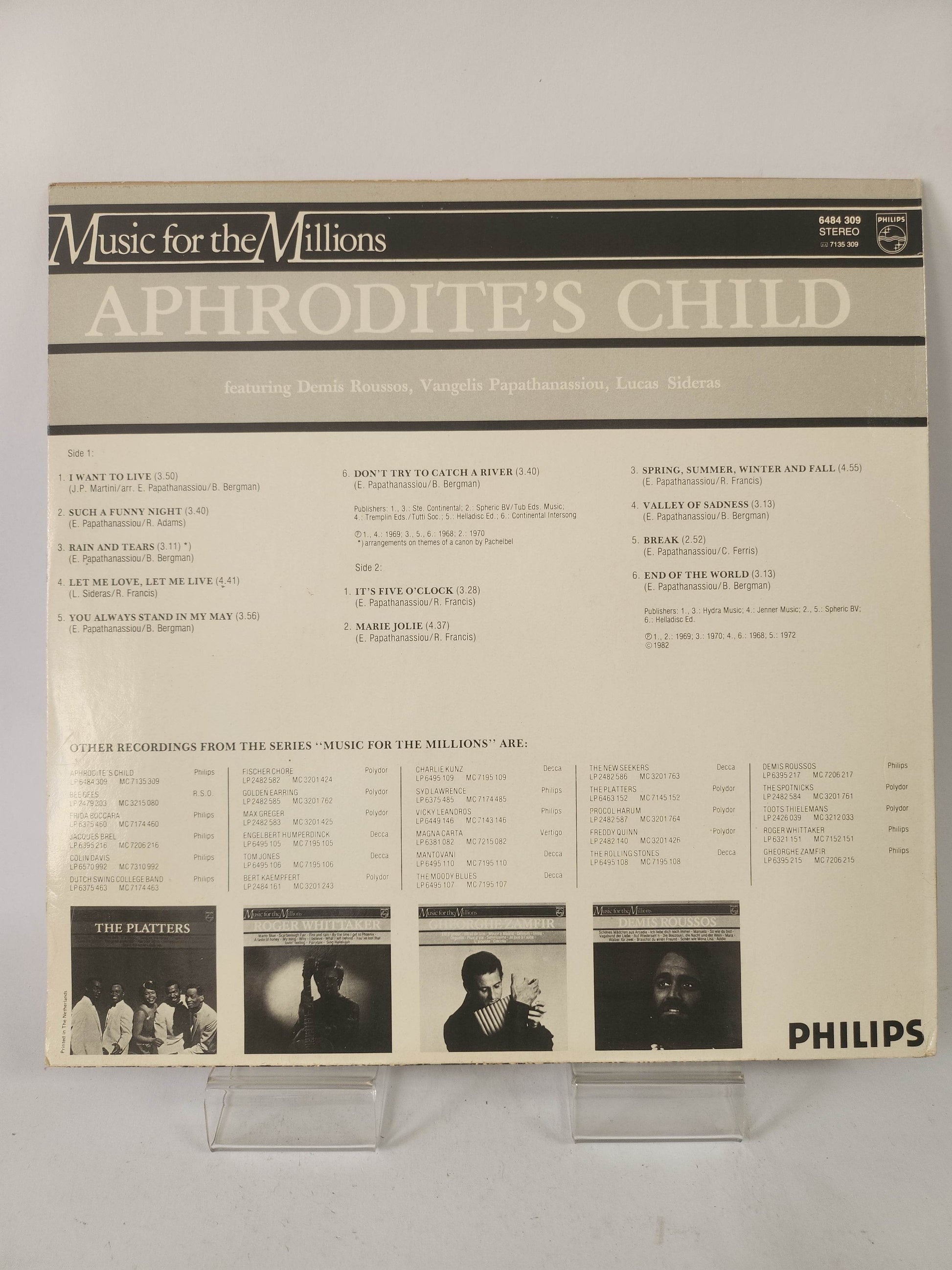 Music for the Millions: Aphrodite's Child LP Vinyl - Feniks Gameshop