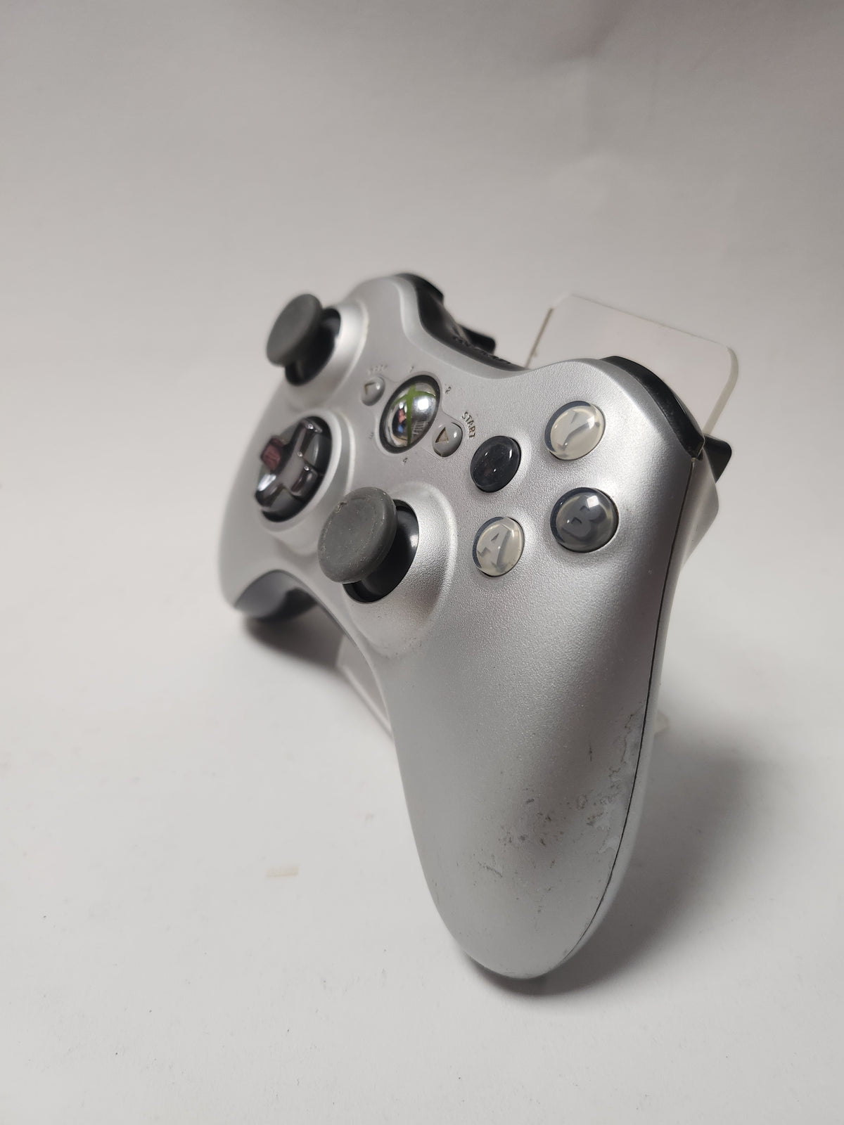 Zilver/ Zwarte Controller Xbox 360