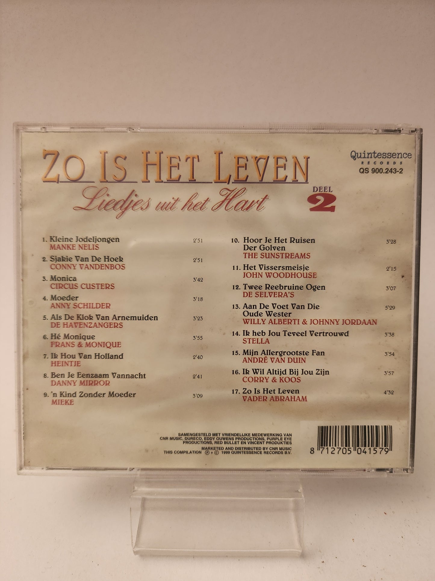 Zo is het Leven: Liedjes uit het Hart Deel 2 CD