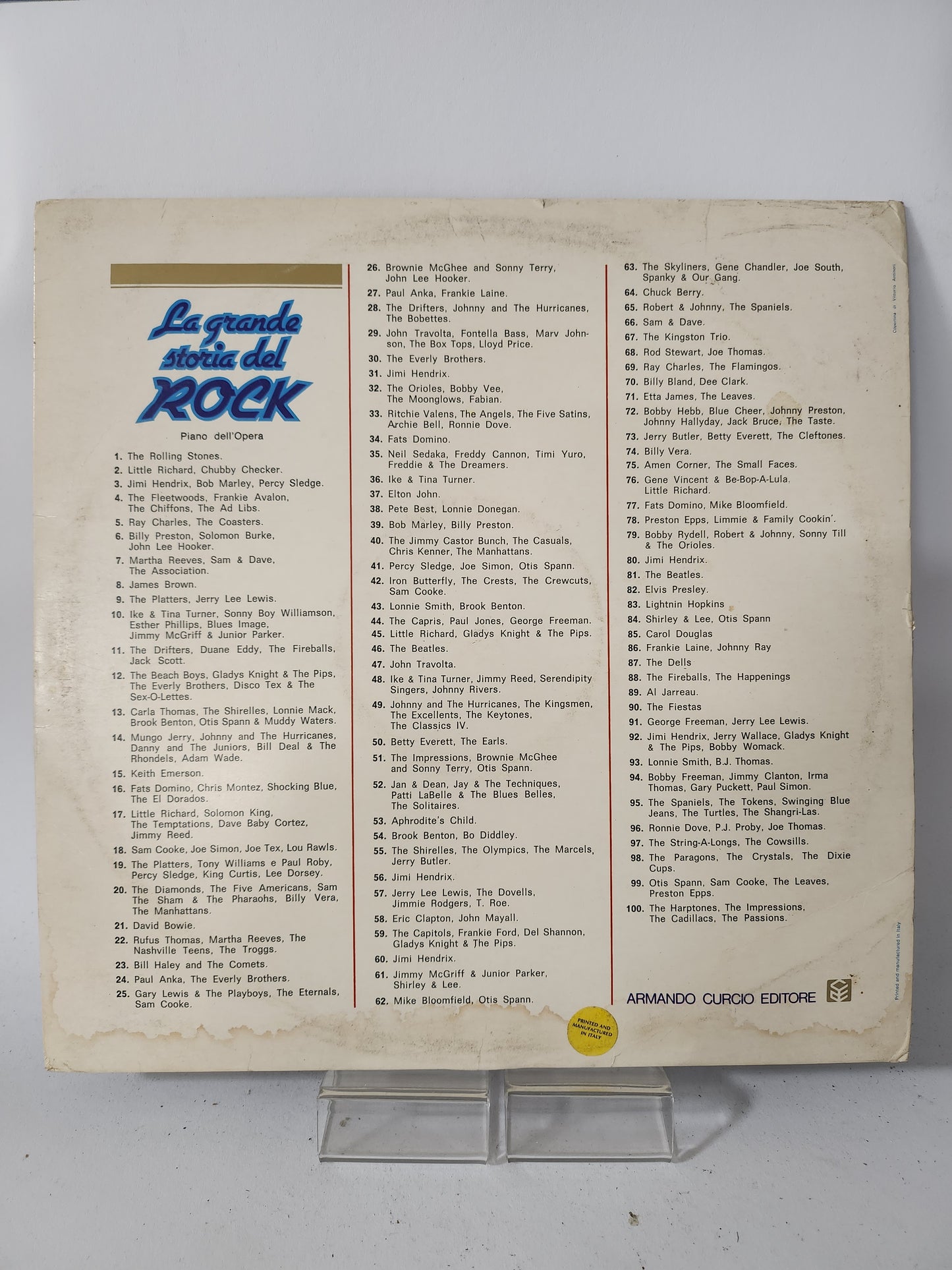 La Grande Storia del Rock 85 LP Vinyl