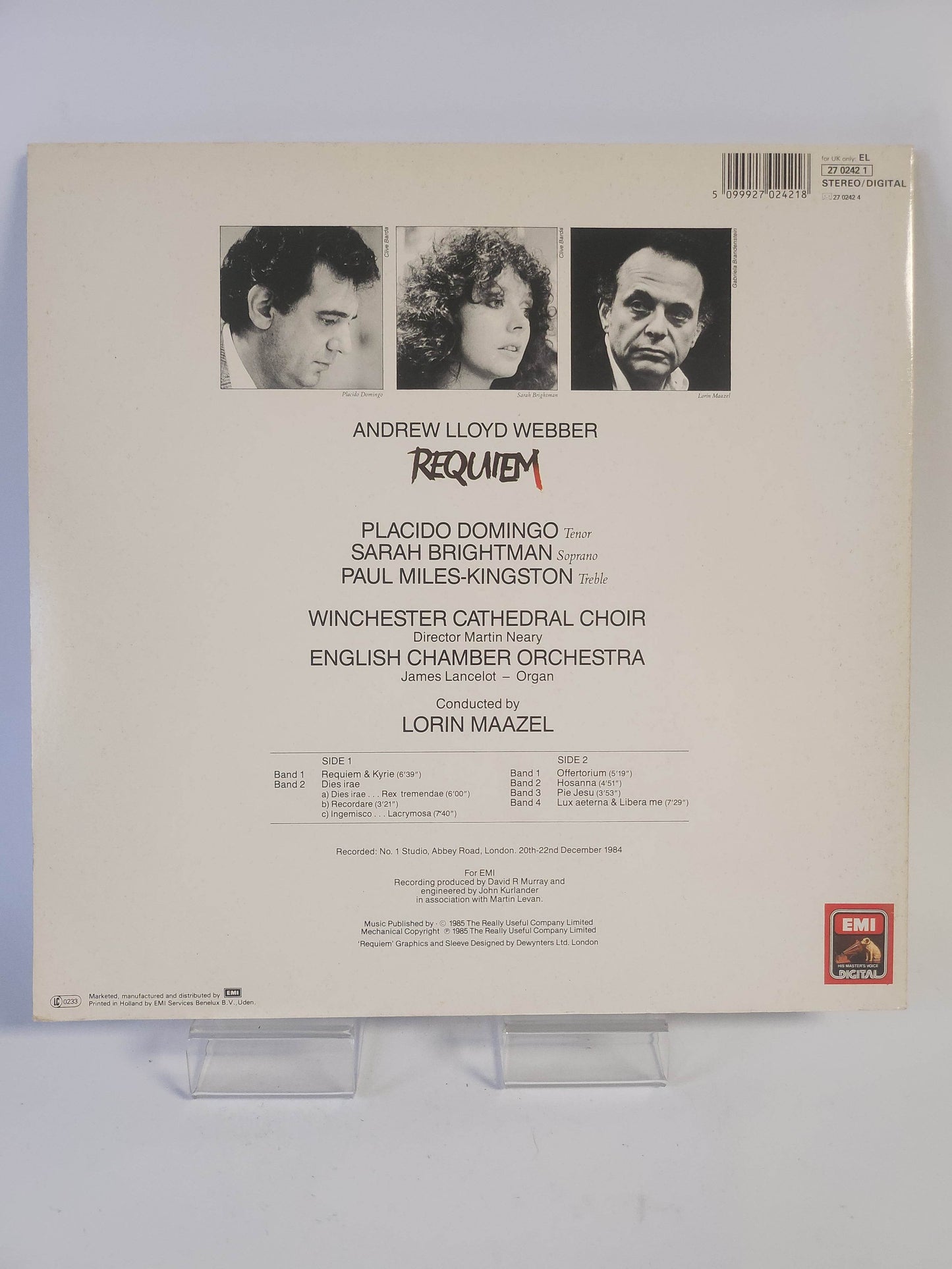 Andrew Lloyd Webber: Requiem LP Vinyl - Feniks Gameshop