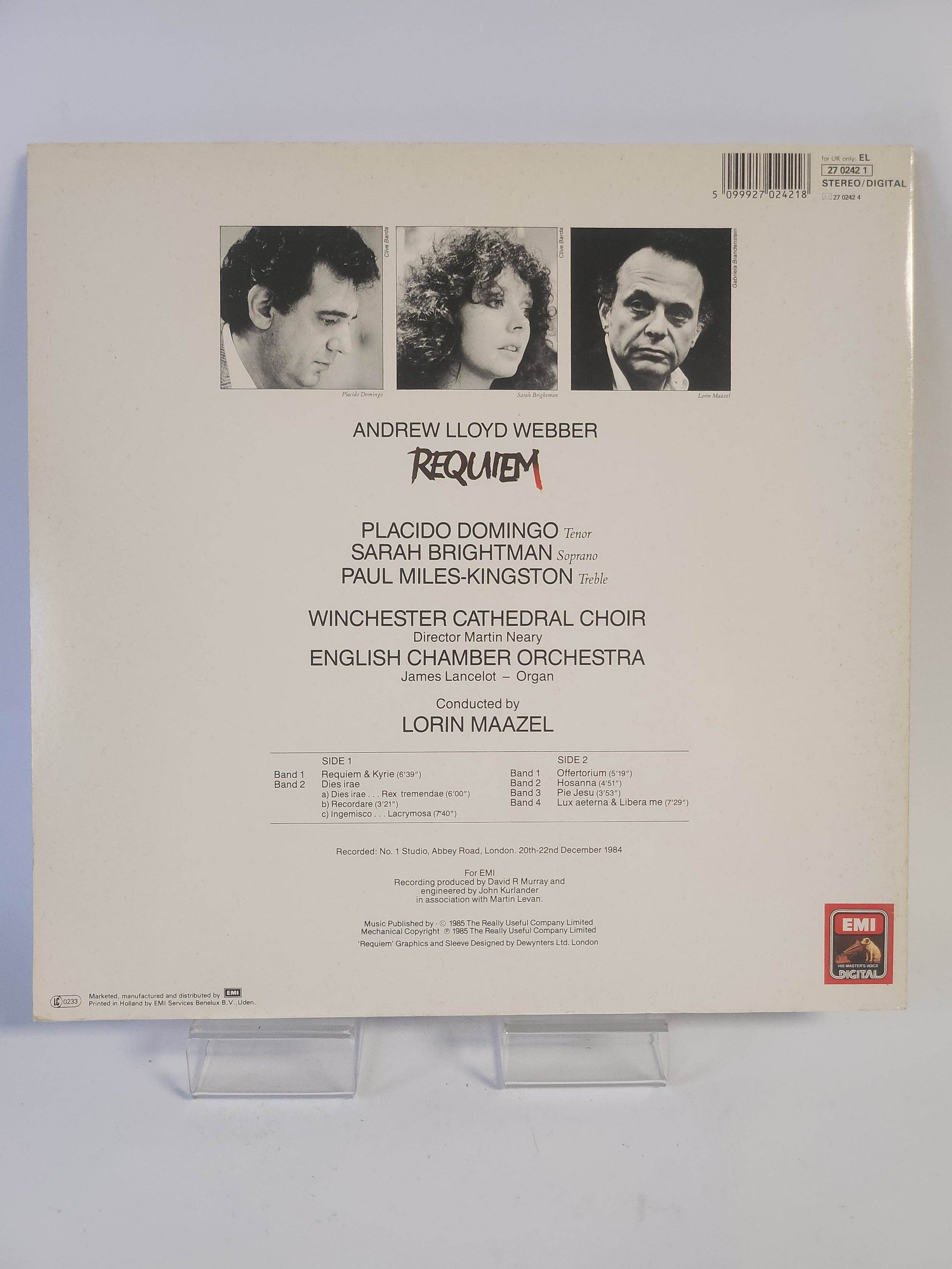 Andrew Lloyd Webber: Requiem LP Vinyl - Feniks Gameshop