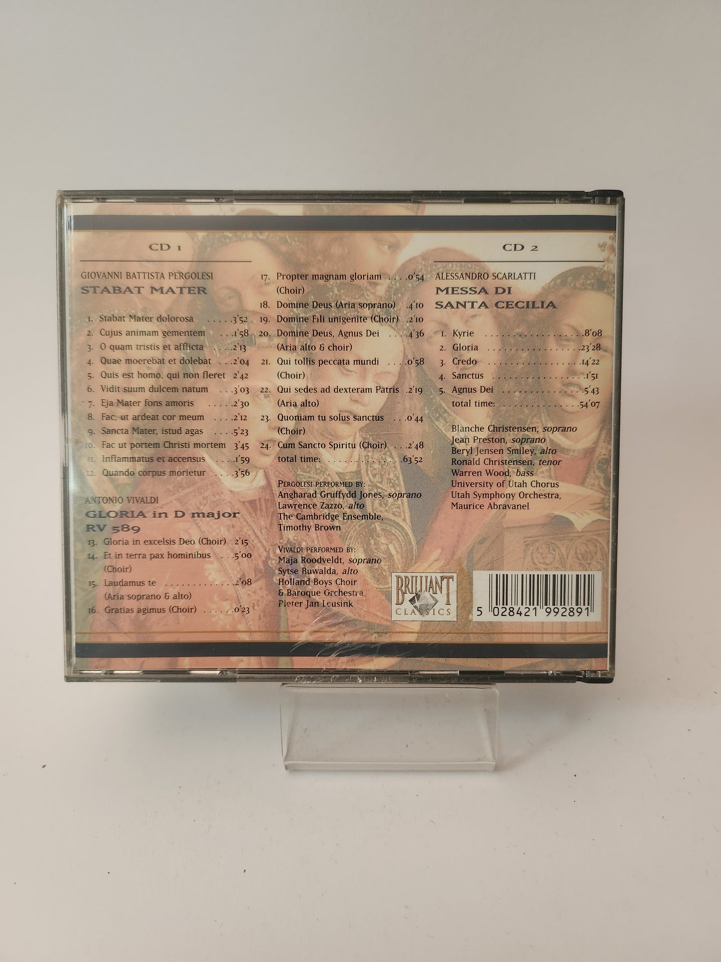 Pergolesi/ Scarlatti/ Vivaldi Dubbel CD