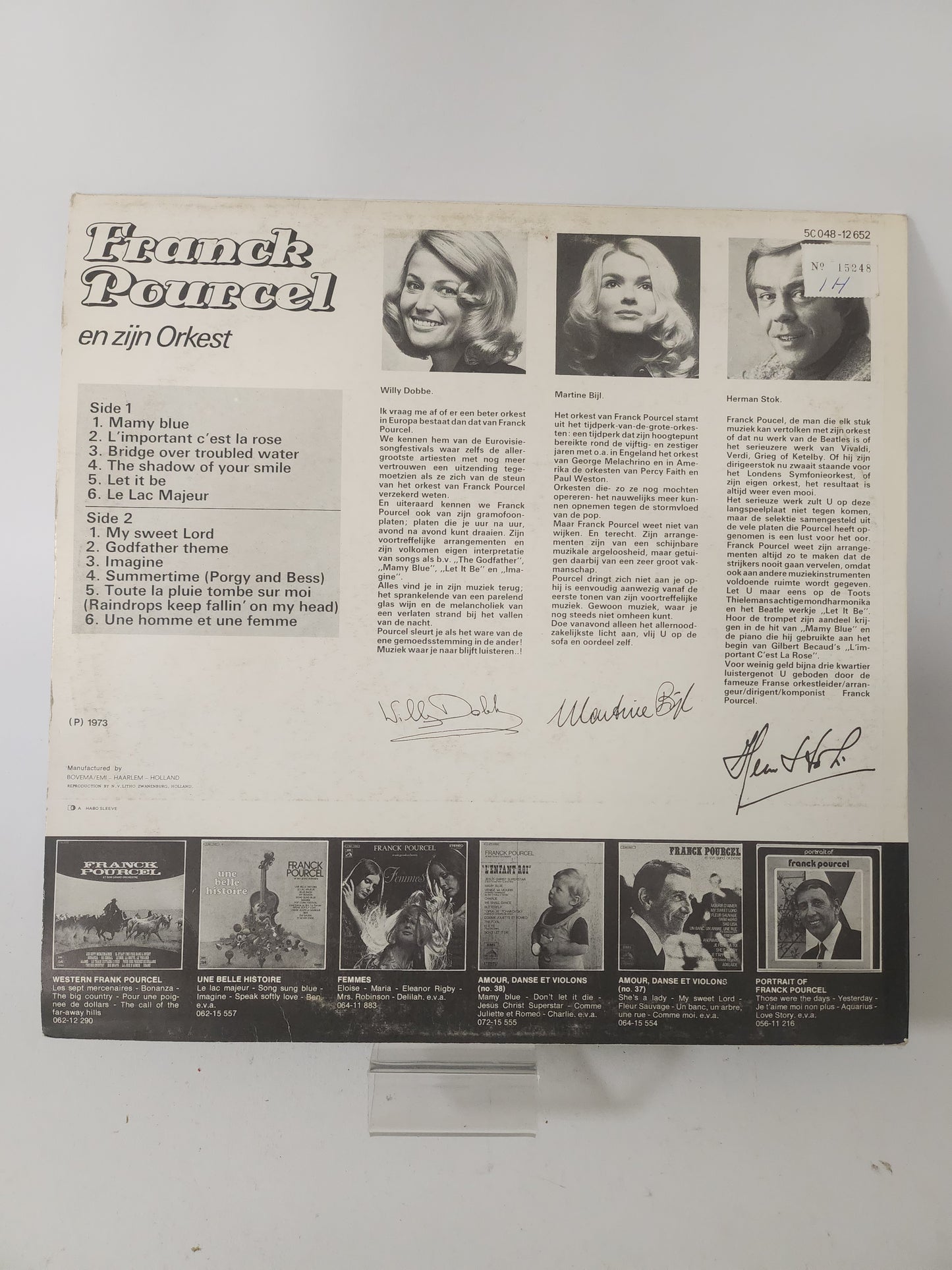 Franck Pourcel Sound LP Vinyl