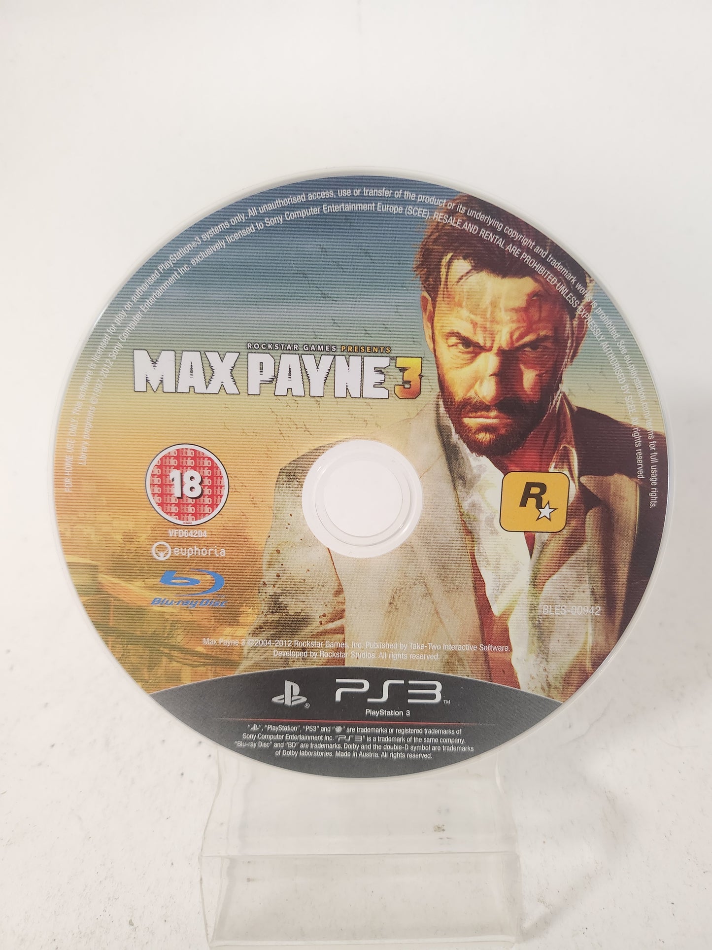 Max Payne 3 (Disc Only) PlayStation 3