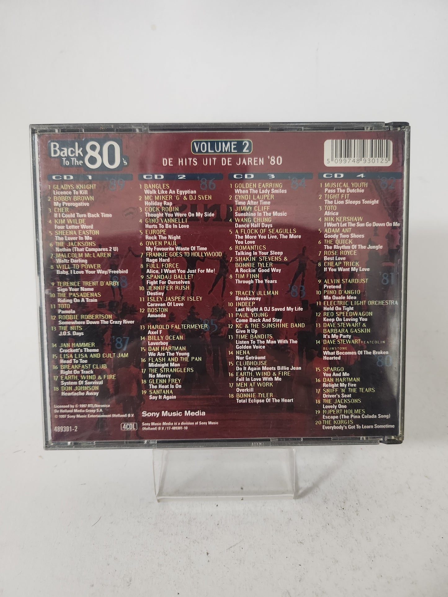 Back to the 80's Volume 2 4CD Box