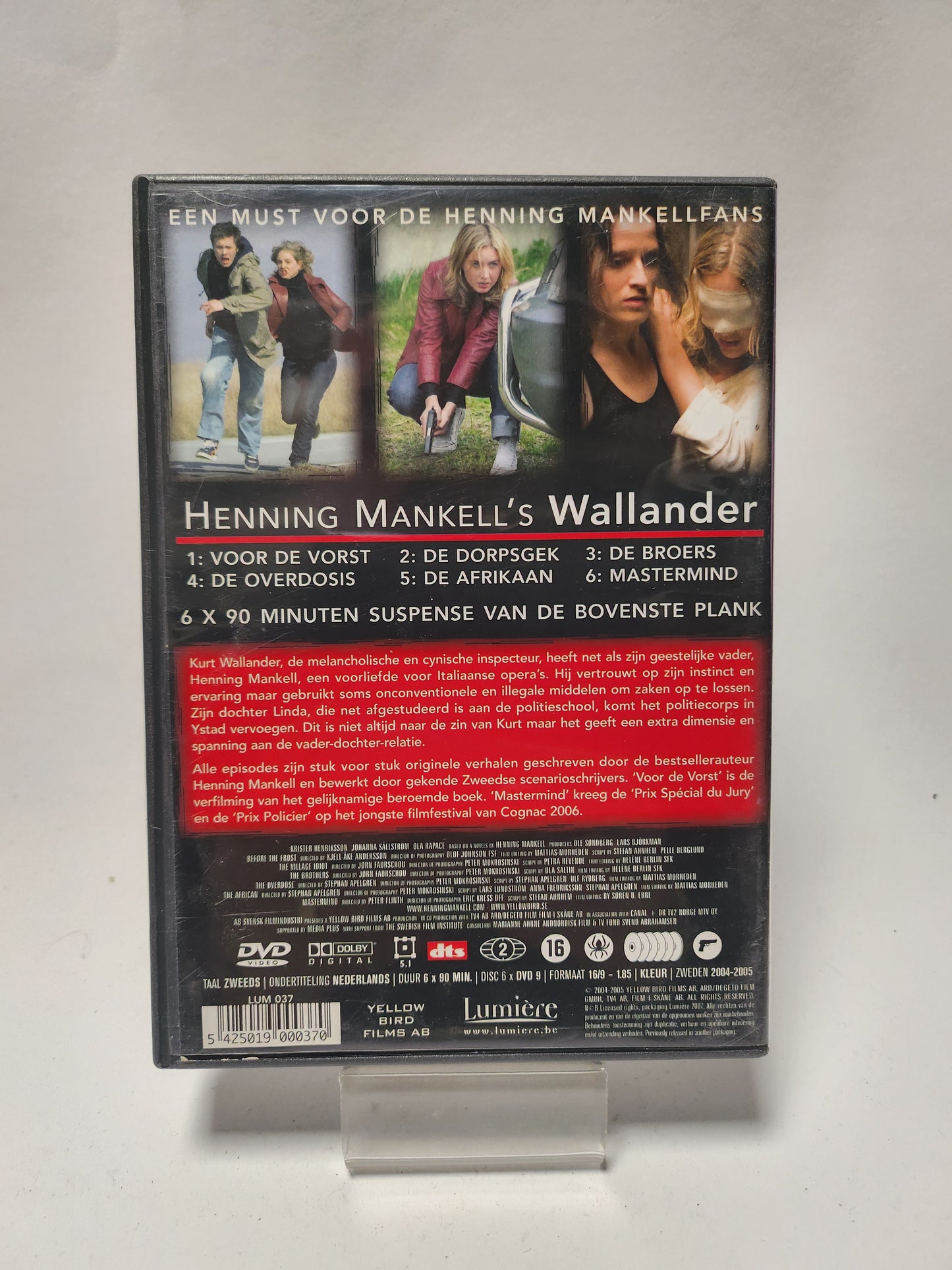 Henning Mankell's Wallander Volume 1 Afleveringen 1 tm 6 Dvd Box