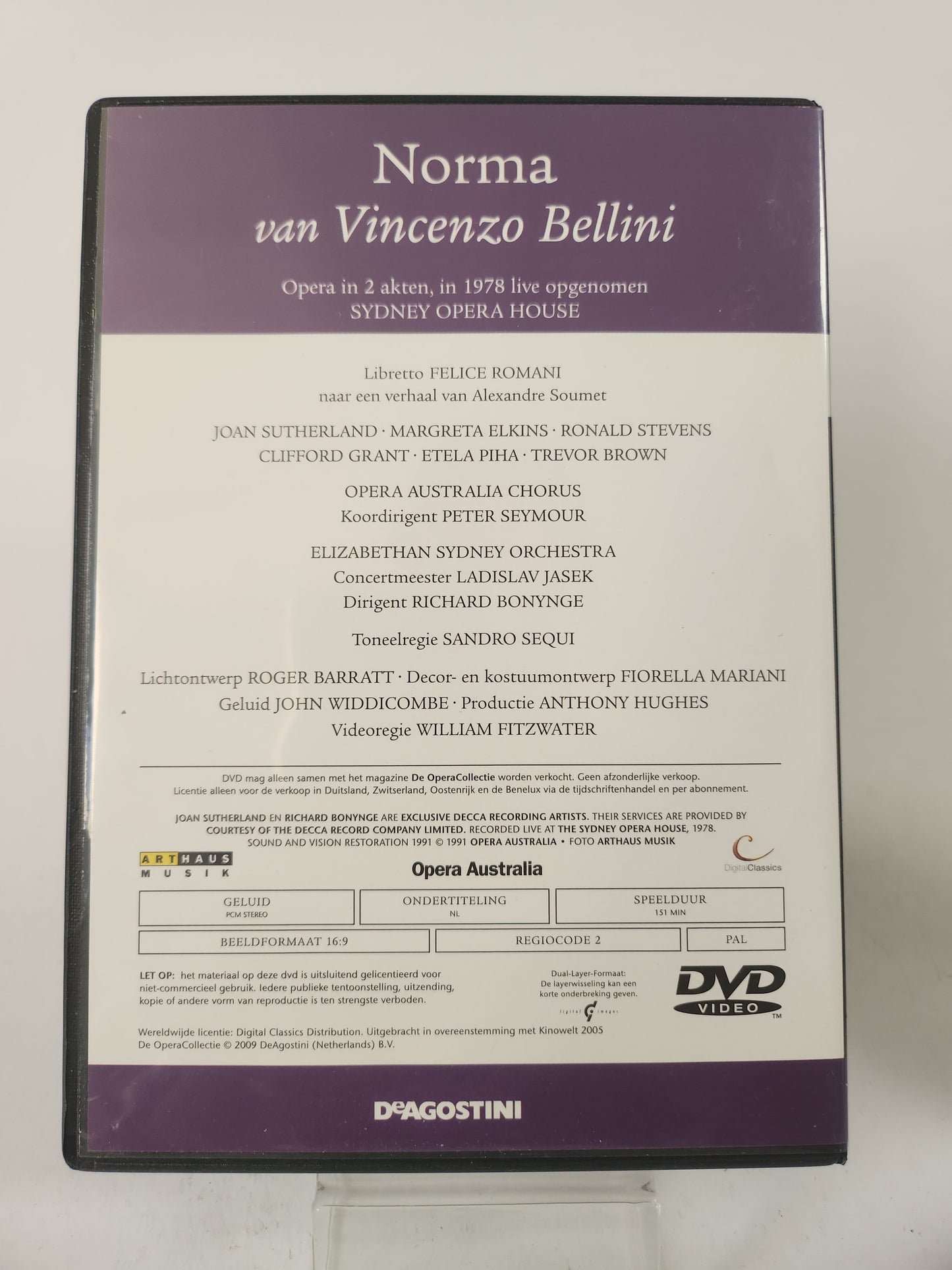 Opera Collectie 40: Bellini "Norma" DVD Muziek