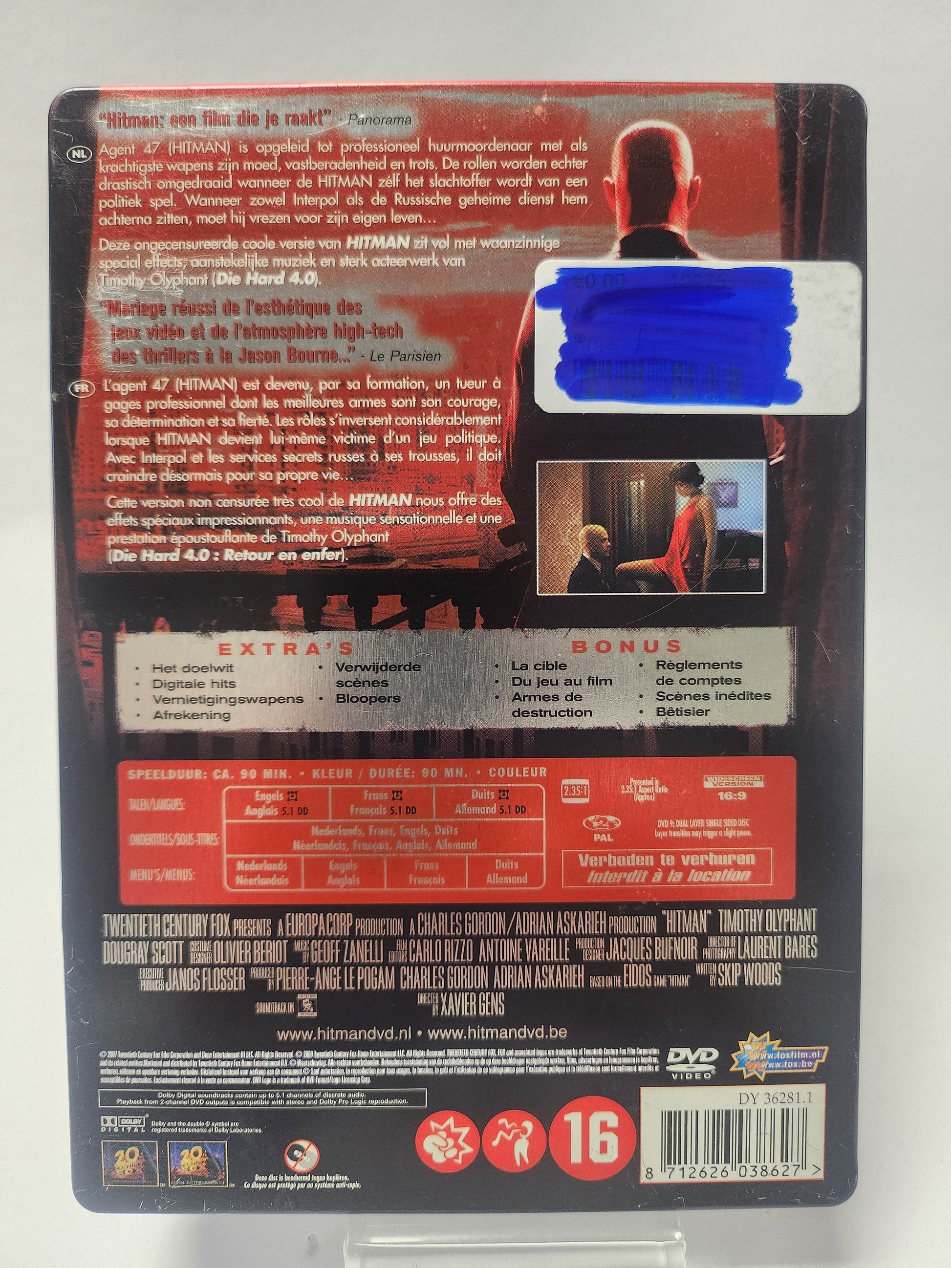 Hitman Extended Edition Steelcase DVD - Feniks Gameshop