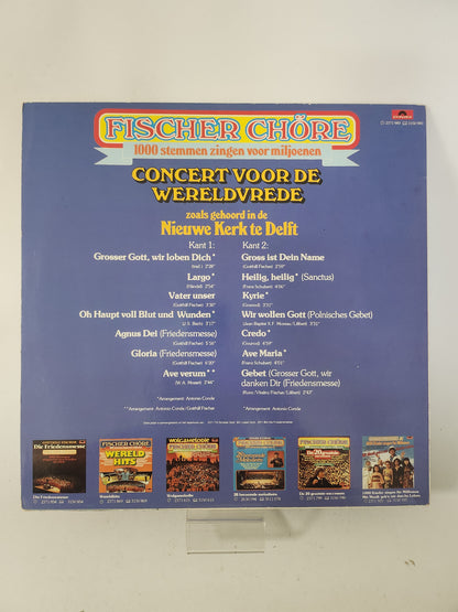 Concert voor de Wereldvrede: Fischer Chore LP Vinyl