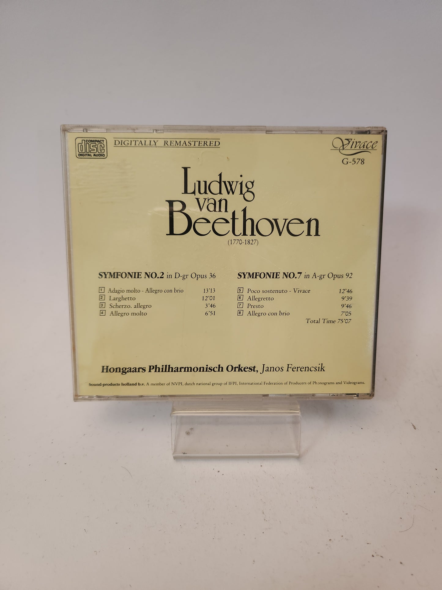 Ludwig van Beethoven: Symphonies No 2 & No 7 CD