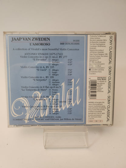 Jaap van Zweden: Vivaldi L'Amoroso CD