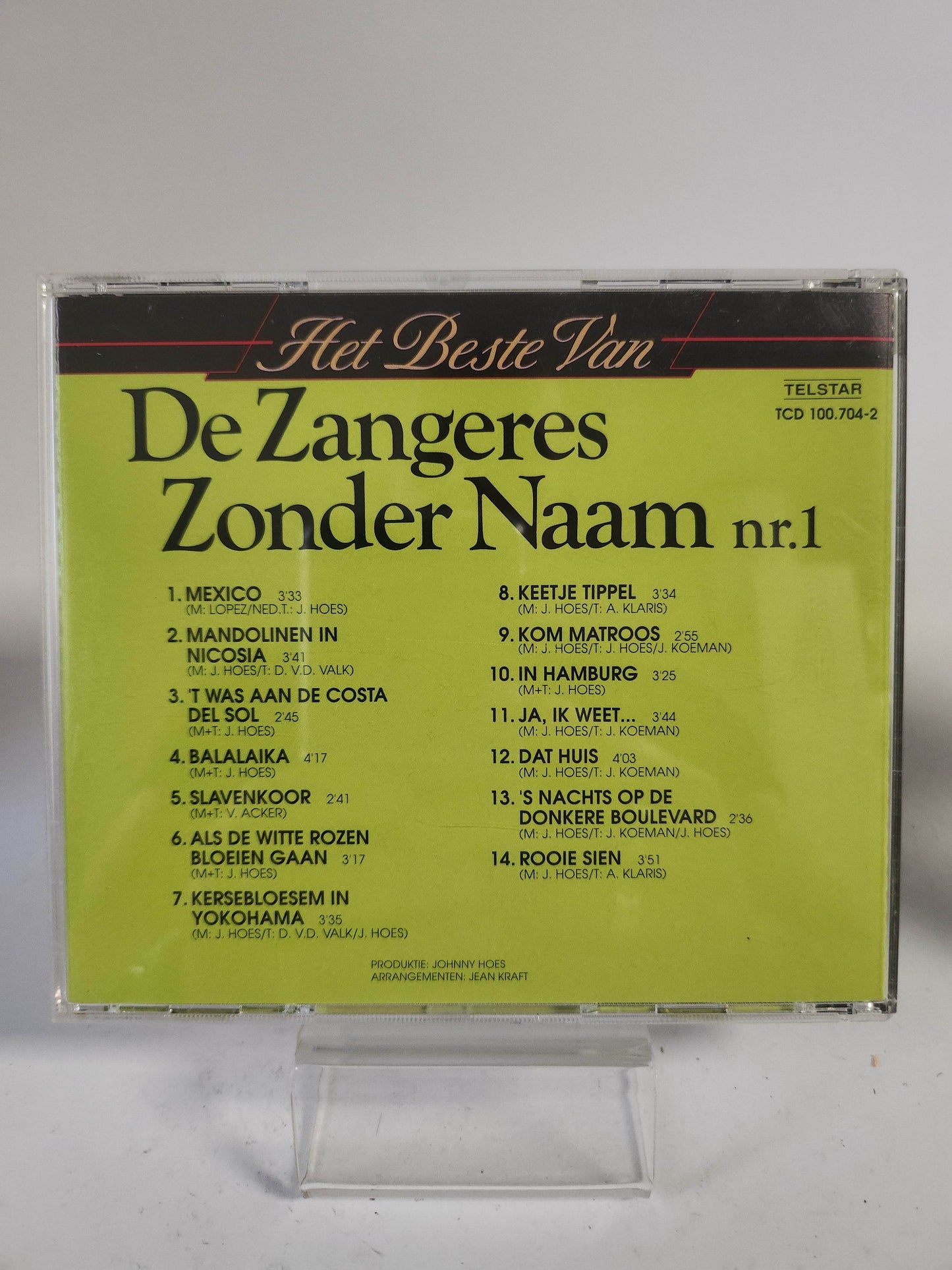 Zangeres zonder Naam: het Beste van Nr 1 CD - Feniks Gameshop