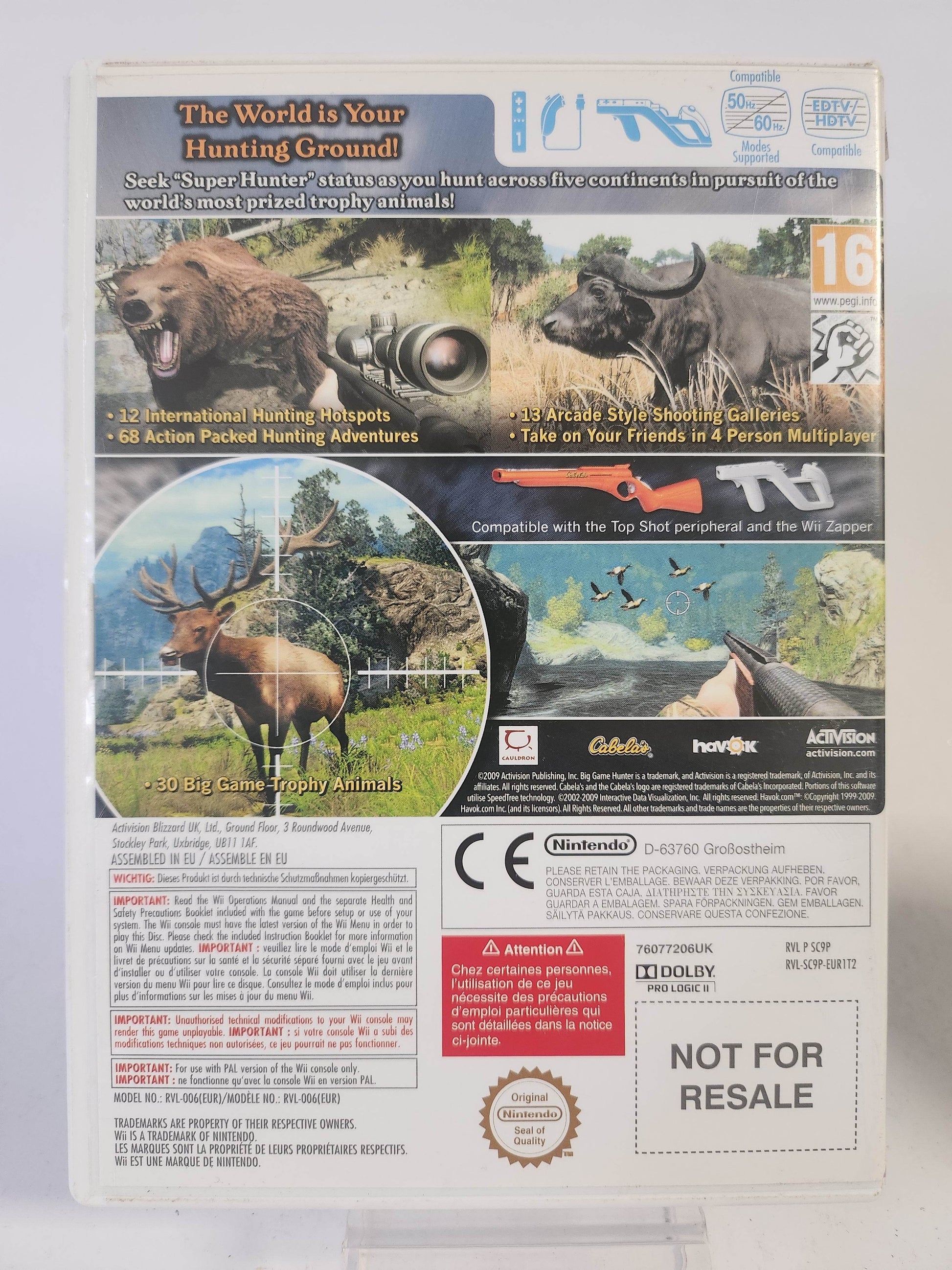 Cabela's Big Game Hunter (No Book) Nintendo Wii - Feniks Gameshop